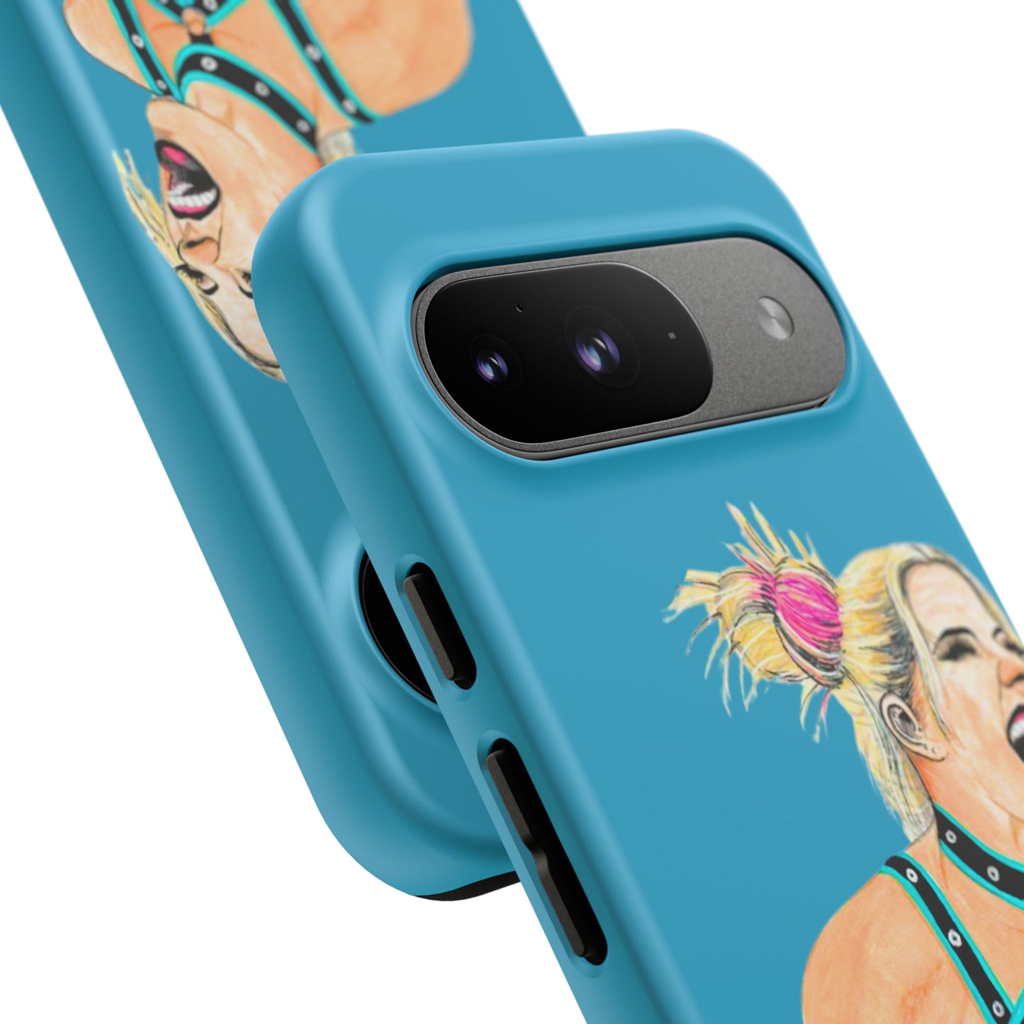 Wrestling Fanart Handyhülle – Female Power Design | Künstlerischer Schutz für dein Smartphone