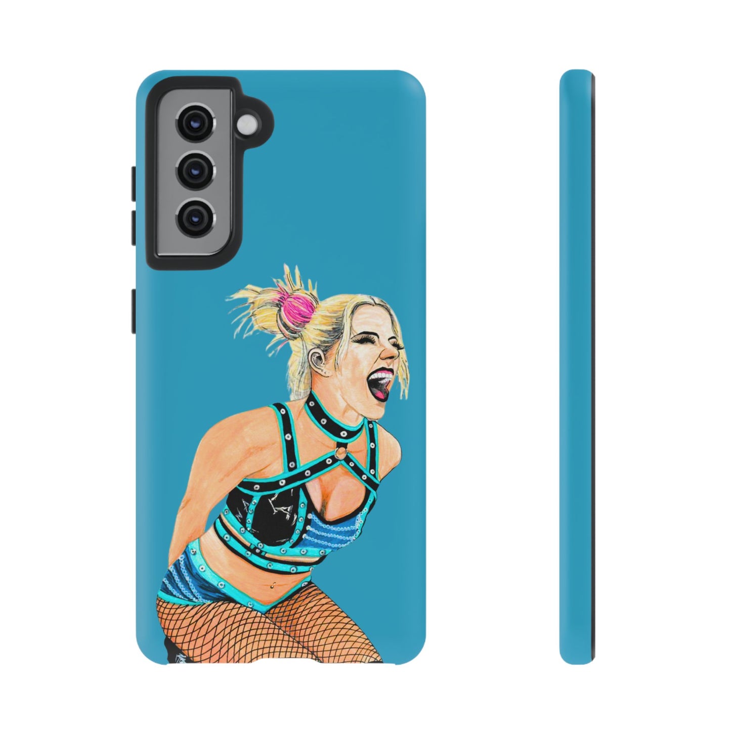 Wrestling Fanart Handyhülle – Female Power Design | Künstlerischer Schutz für dein Smartphone