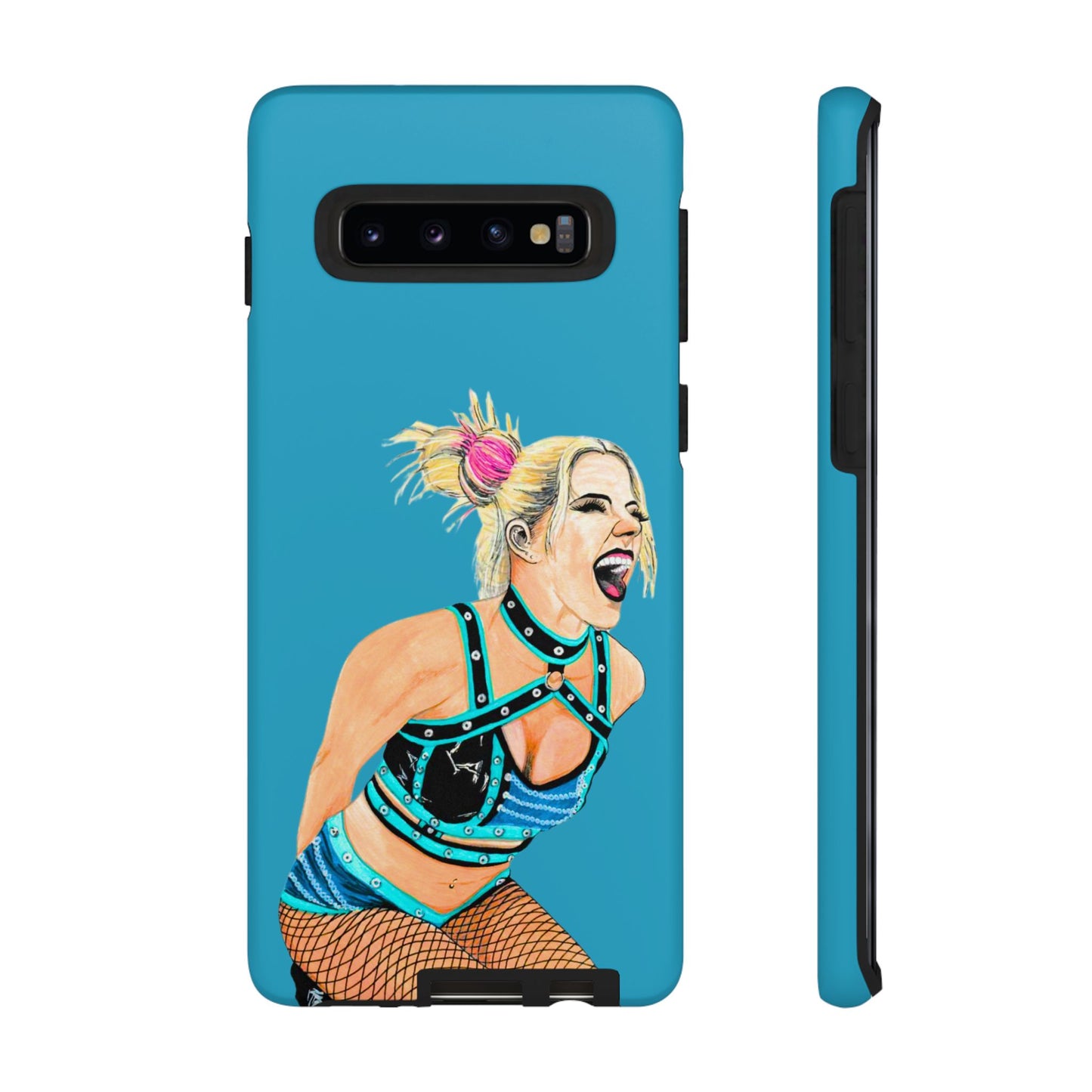 Wrestling Fanart Handyhülle – Female Power Design | Künstlerischer Schutz für dein Smartphone