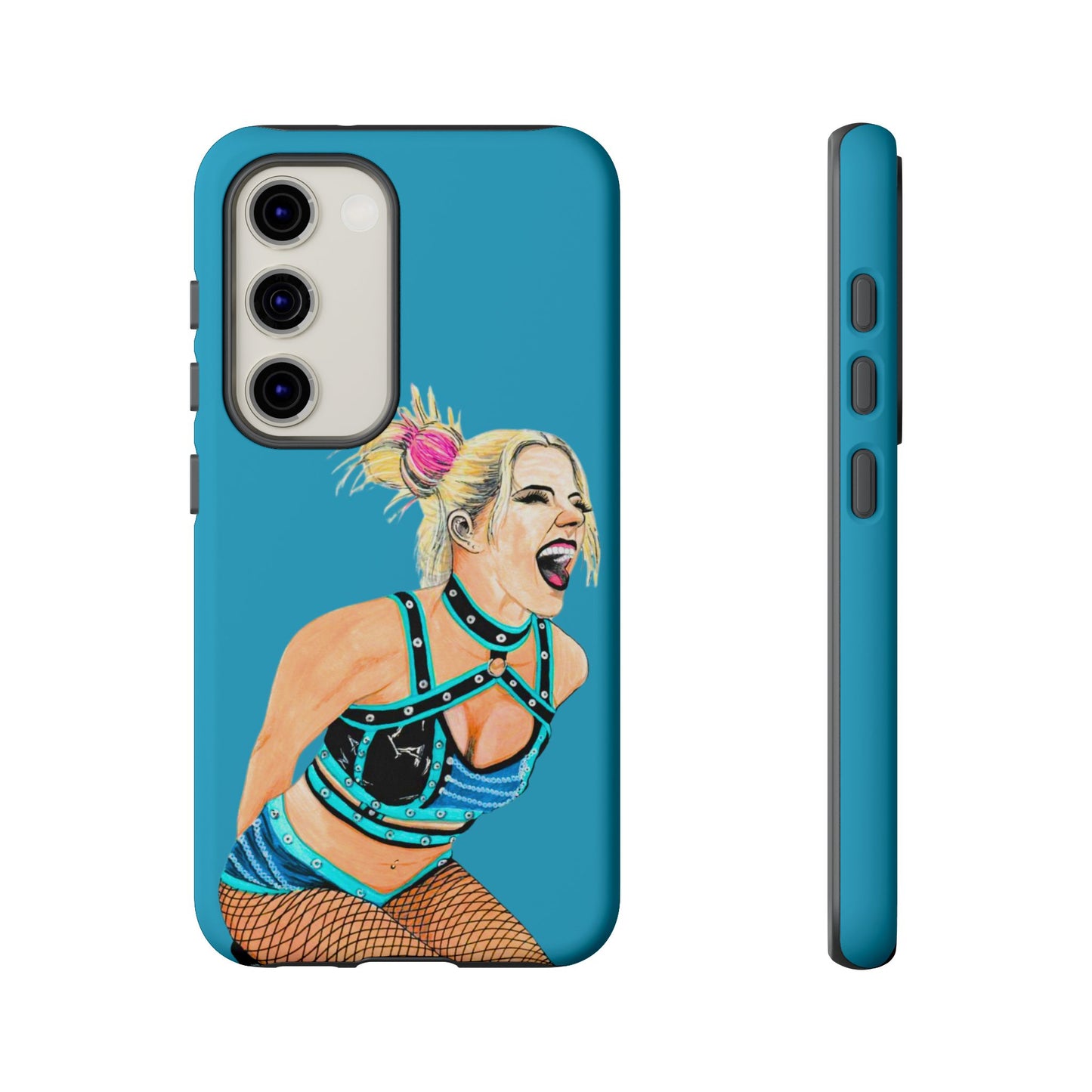 Wrestling Fanart Handyhülle – Female Power Design | Künstlerischer Schutz für dein Smartphone