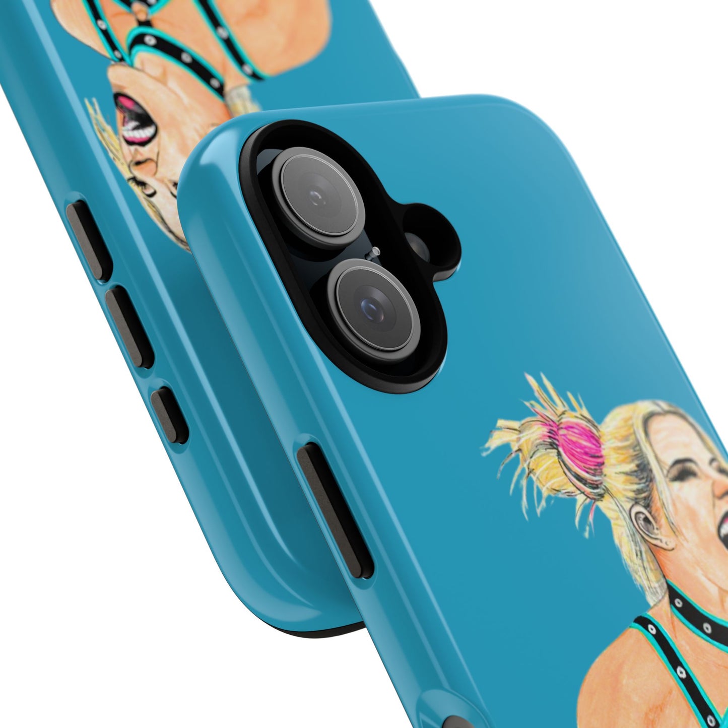 Wrestling Fanart Handyhülle – Female Power Design | Künstlerischer Schutz für dein Smartphone