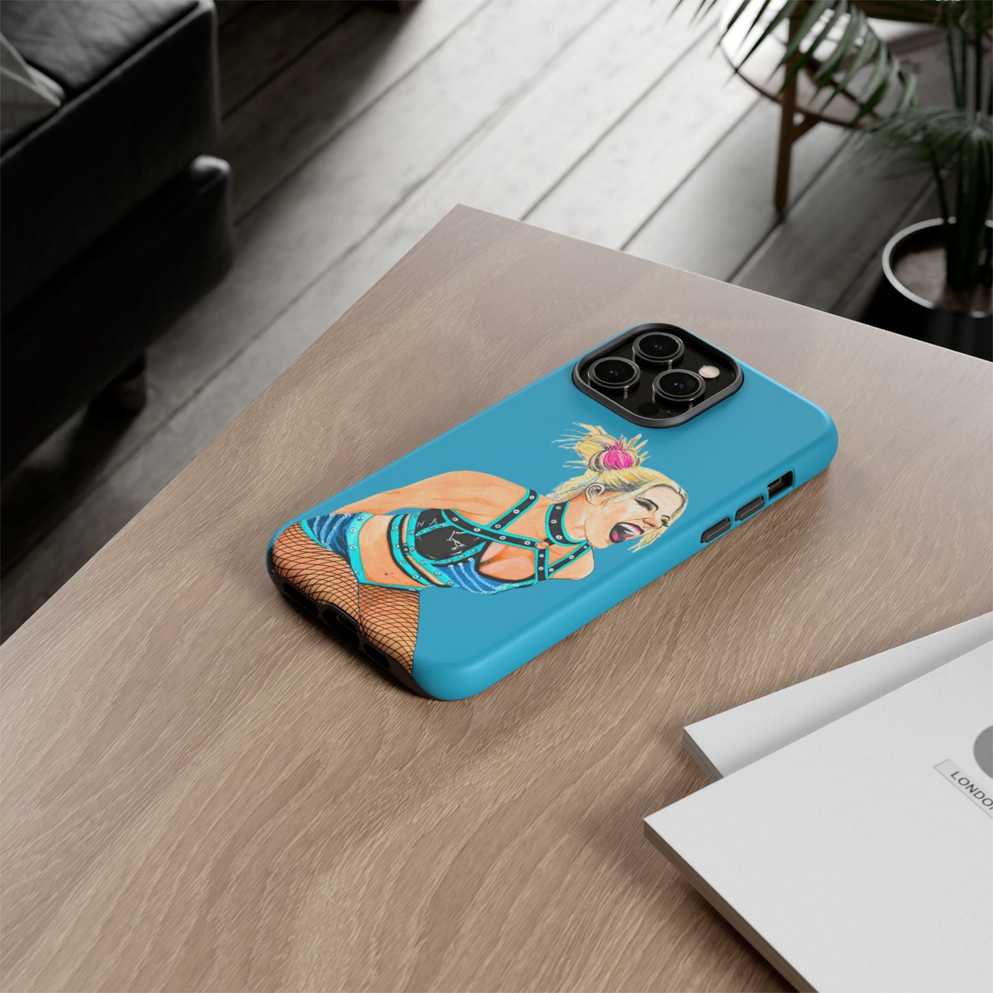 Wrestling Fanart Handyhülle – Female Power Design | Künstlerischer Schutz für dein Smartphone