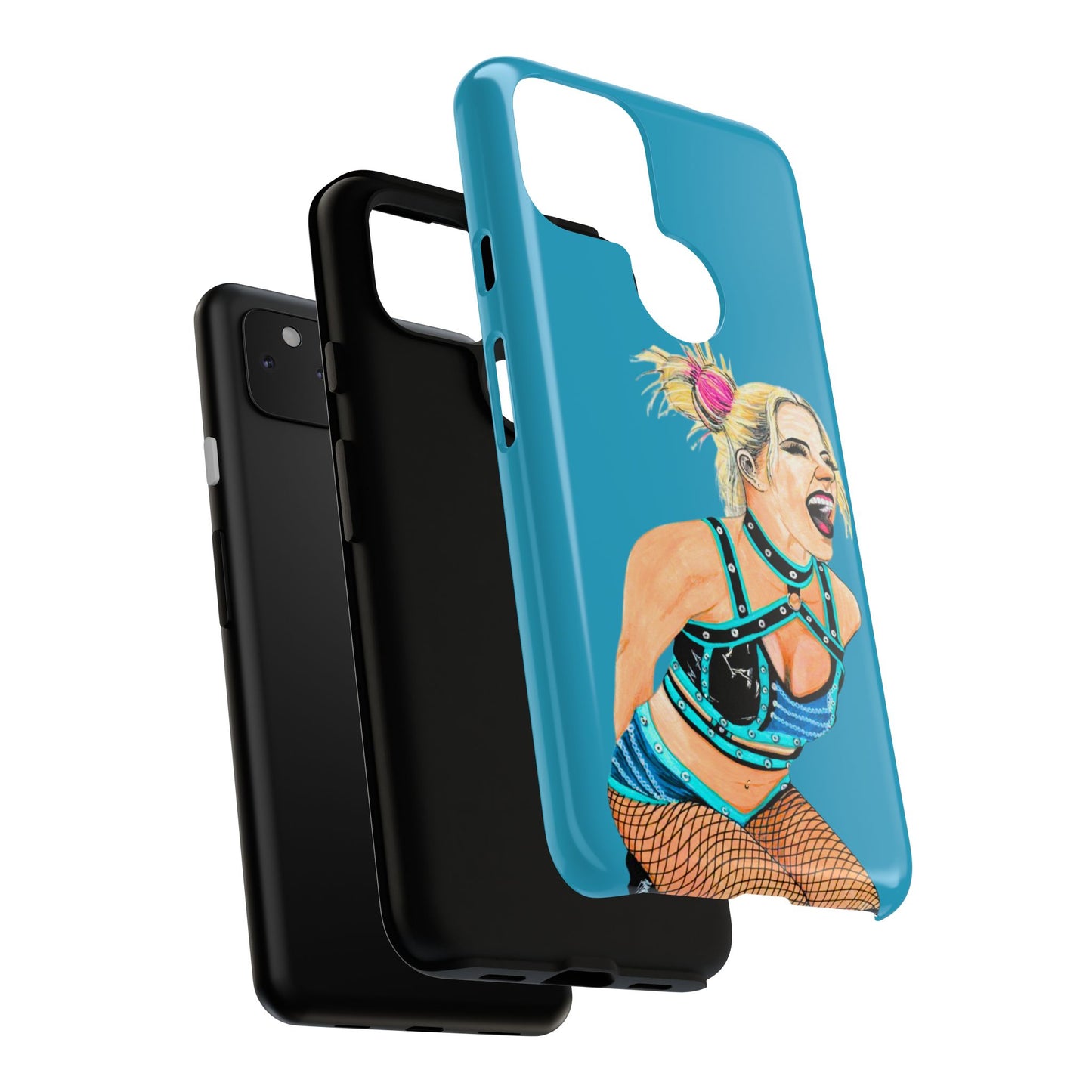 Wrestling Fanart Handyhülle – Female Power Design | Künstlerischer Schutz für dein Smartphone