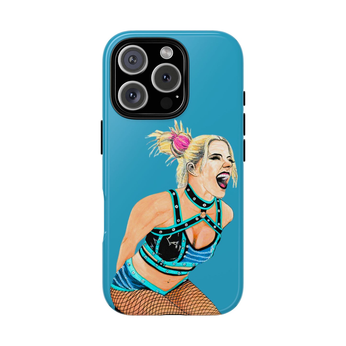 Wrestling Fanart Handyhülle – Female Power Design | Künstlerischer Schutz für dein Smartphone
