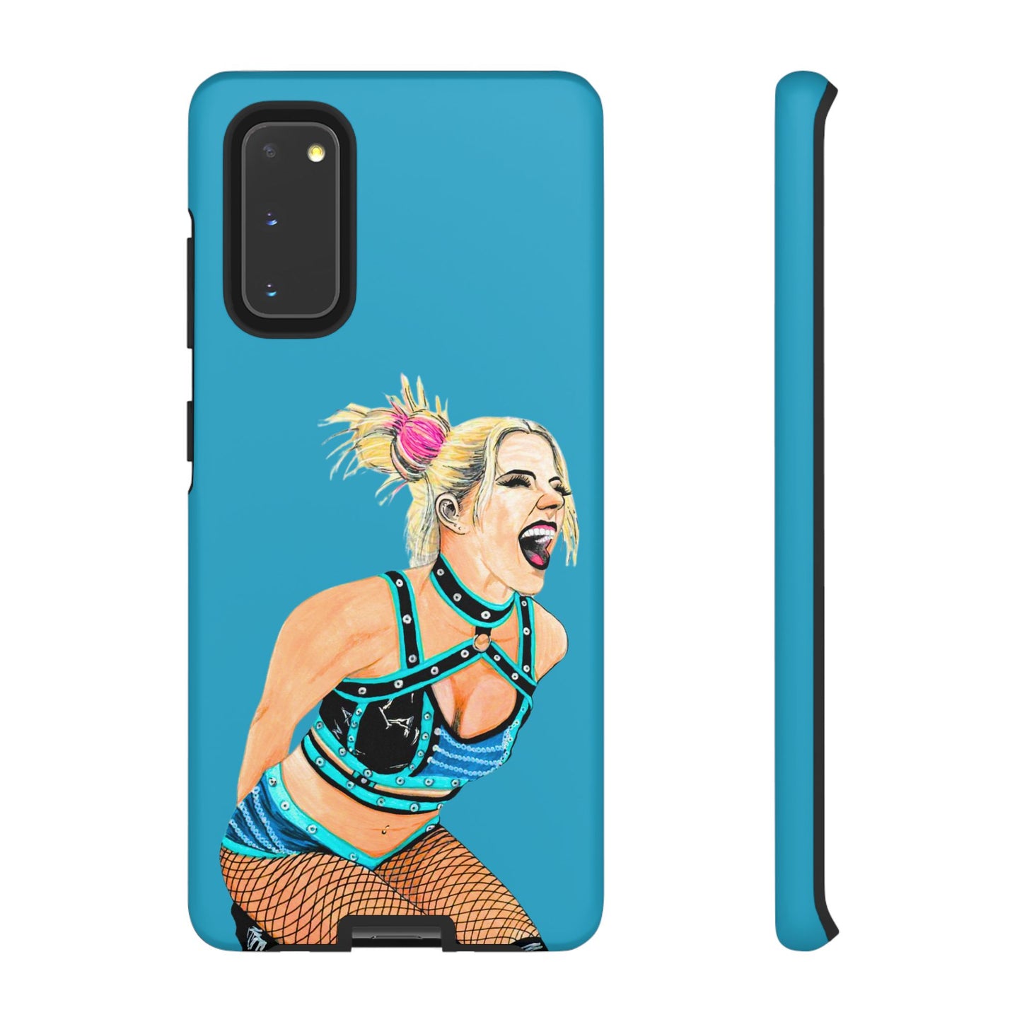 Wrestling Fanart Handyhülle – Female Power Design | Künstlerischer Schutz für dein Smartphone