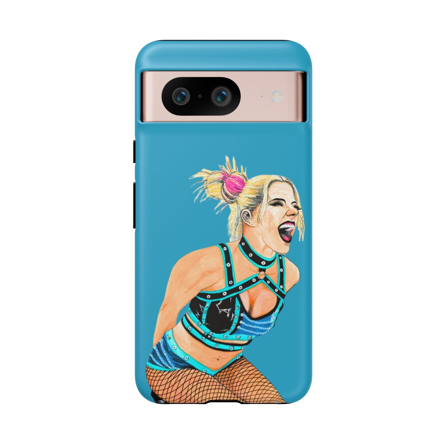 Wrestling Fanart Handyhülle – Female Power Design | Künstlerischer Schutz für dein Smartphone