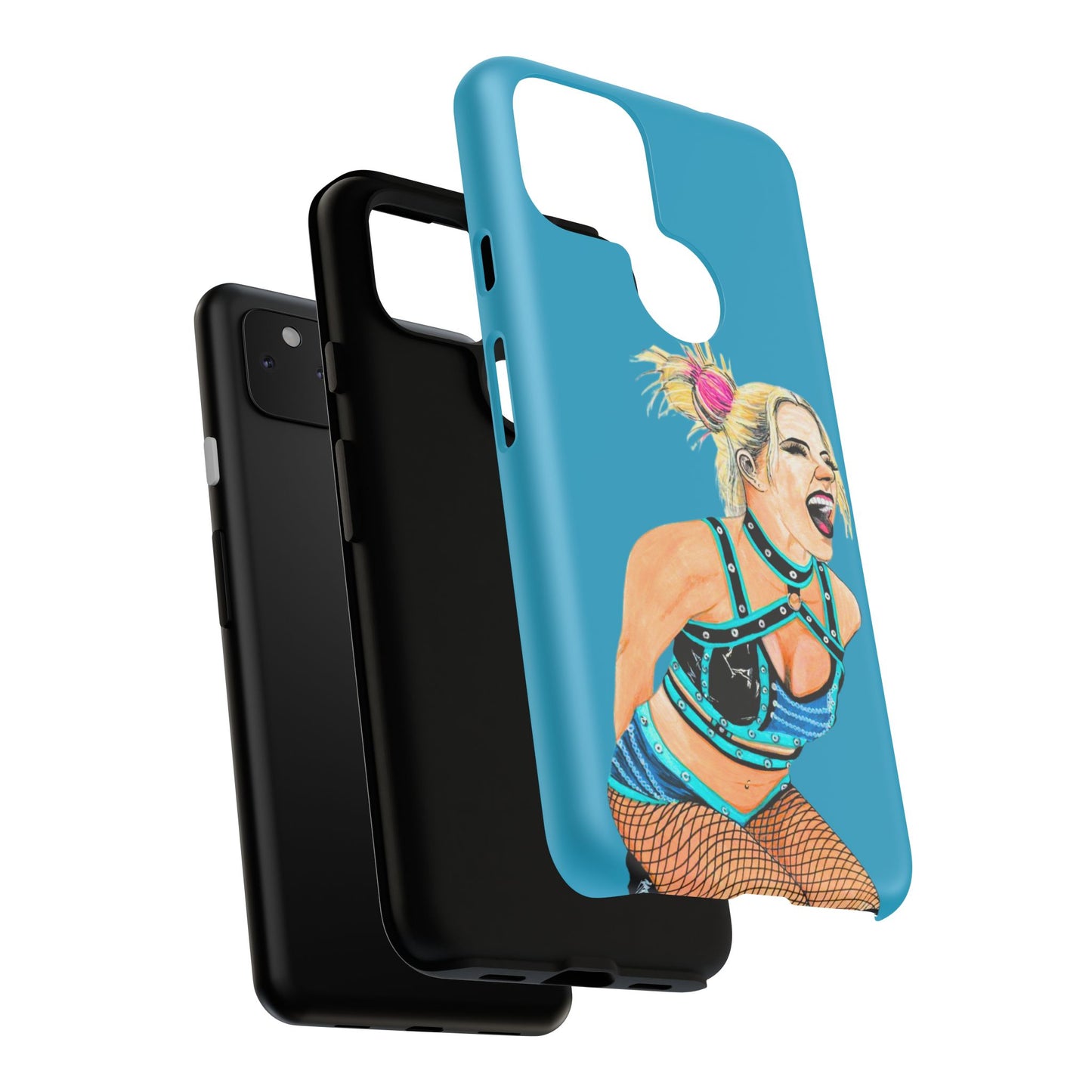 Wrestling Fanart Handyhülle – Female Power Design | Künstlerischer Schutz für dein Smartphone