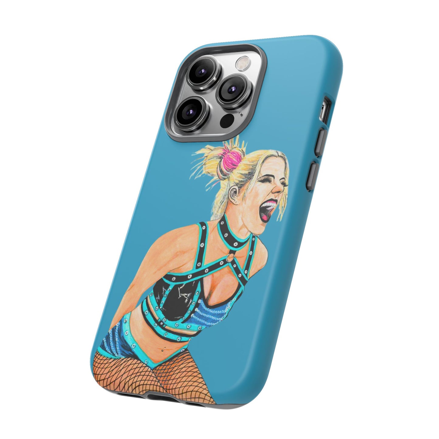 Wrestling Fanart Handyhülle – Female Power Design | Künstlerischer Schutz für dein Smartphone
