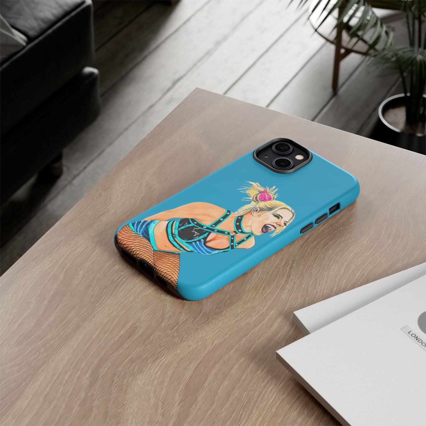 Wrestling Fanart Handyhülle – Female Power Design | Künstlerischer Schutz für dein Smartphone