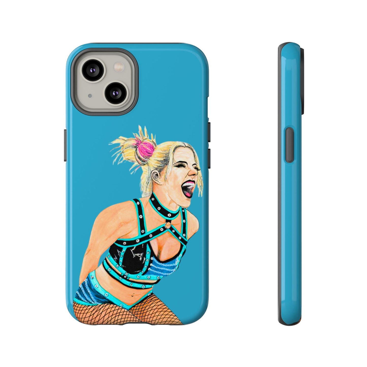 Wrestling Fanart Handyhülle – Female Power Design | Künstlerischer Schutz für dein Smartphone