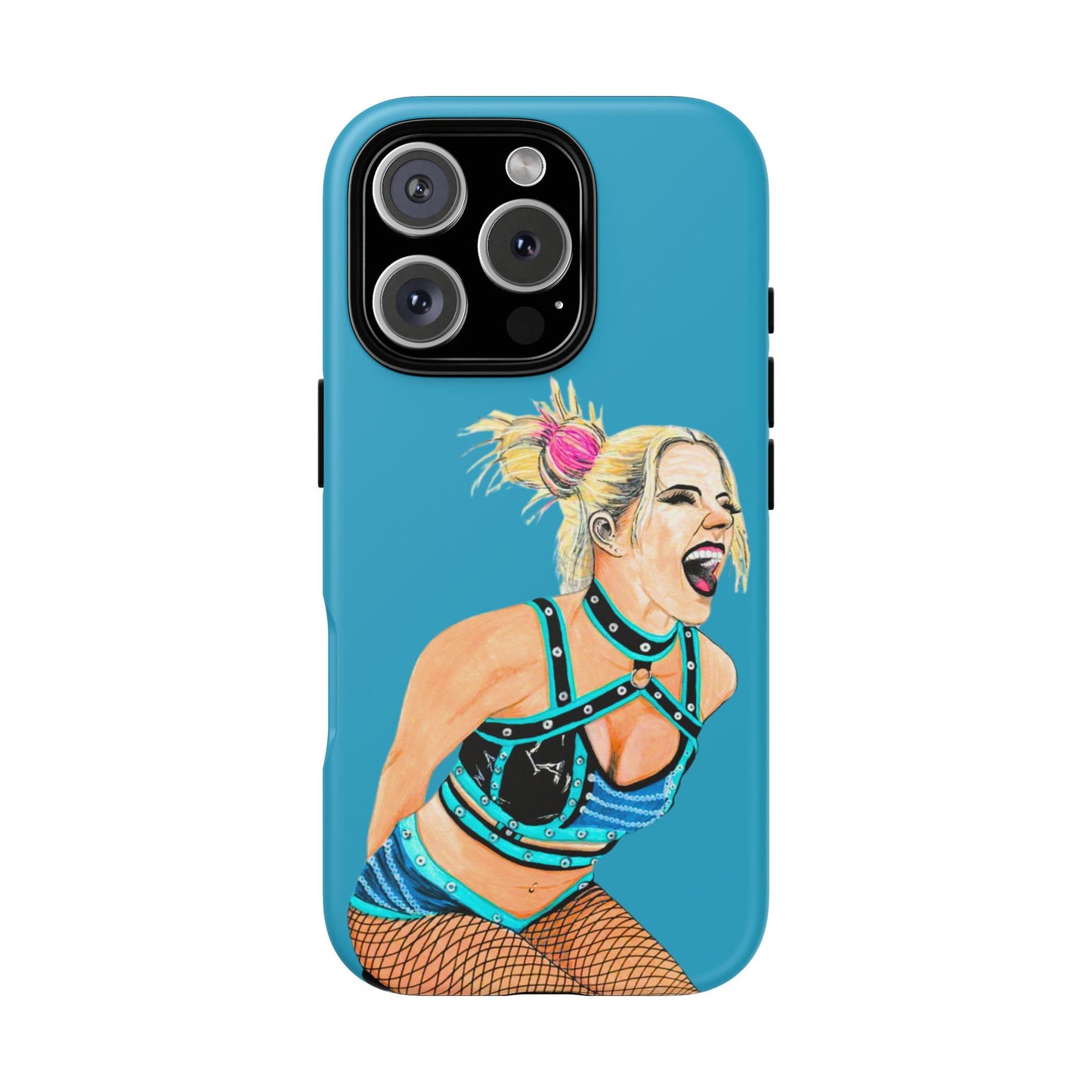 Wrestling Fanart Handyhülle – Female Power Design | Künstlerischer Schutz für dein Smartphone