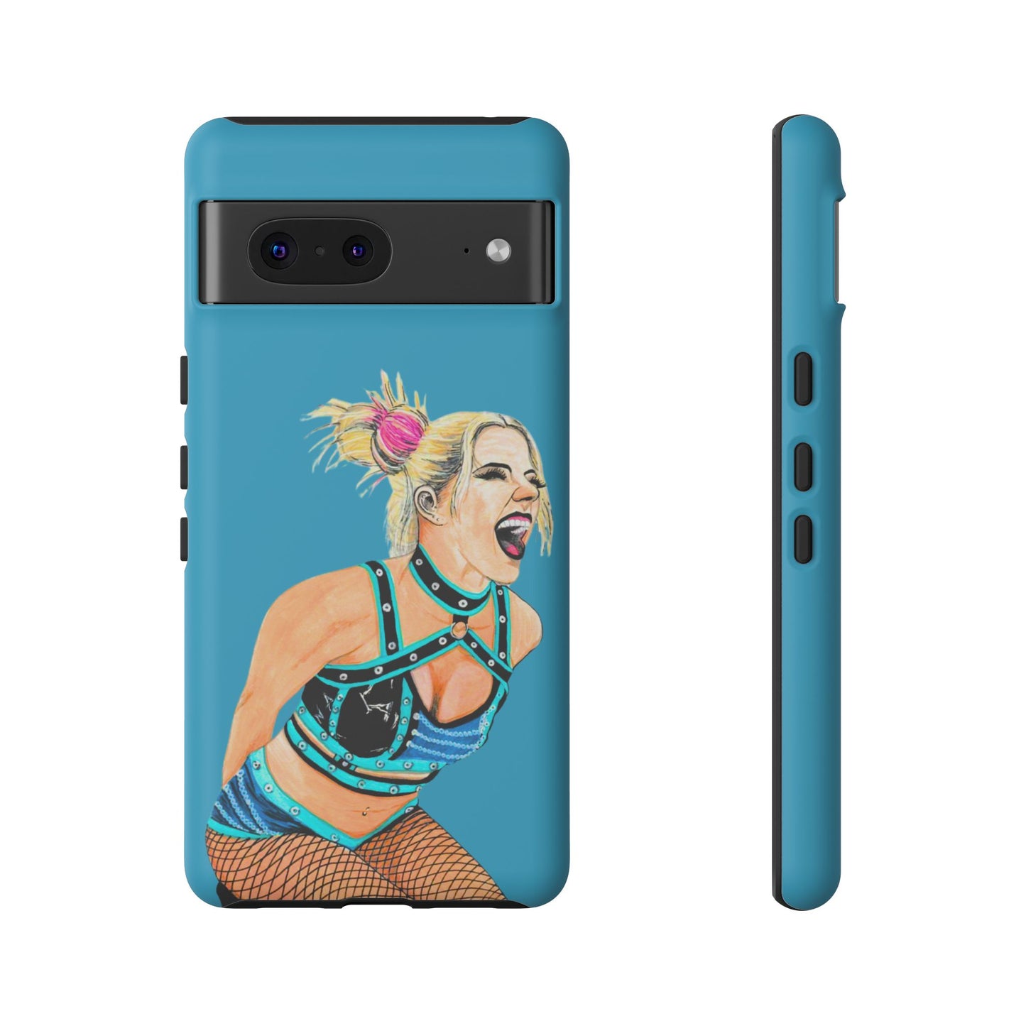 Wrestling Fanart Handyhülle – Female Power Design | Künstlerischer Schutz für dein Smartphone