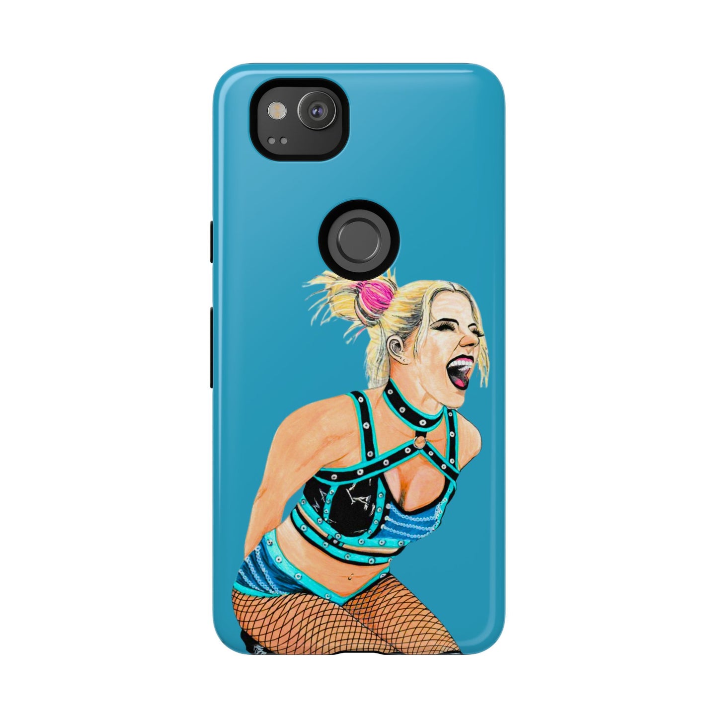 Wrestling Fanart Handyhülle – Female Power Design | Künstlerischer Schutz für dein Smartphone