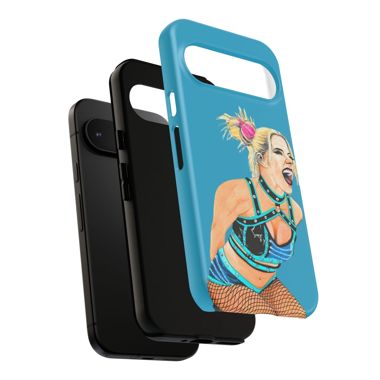Wrestling Fanart Handyhülle – Female Power Design | Künstlerischer Schutz für dein Smartphone