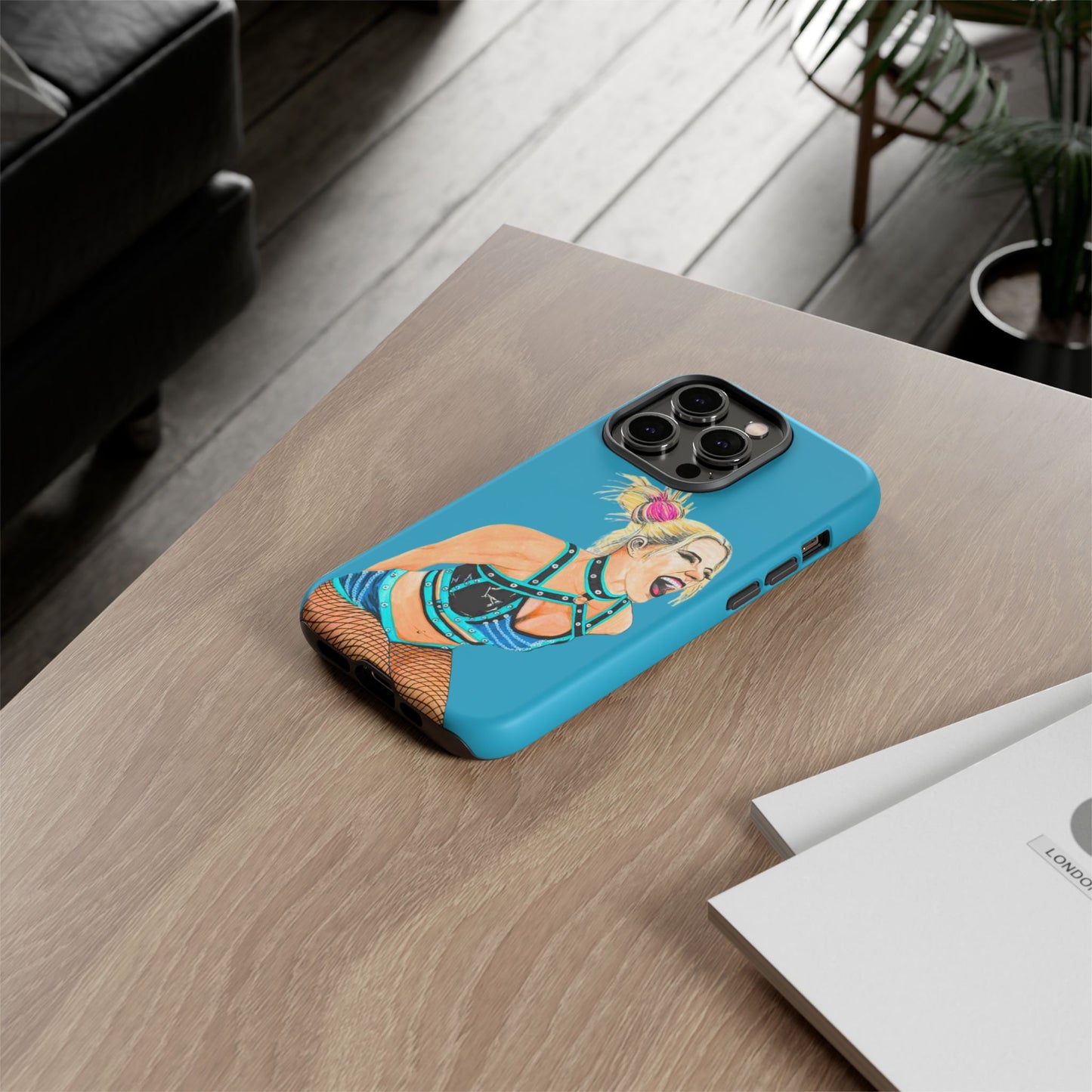 Wrestling Fanart Handyhülle – Female Power Design | Künstlerischer Schutz für dein Smartphone