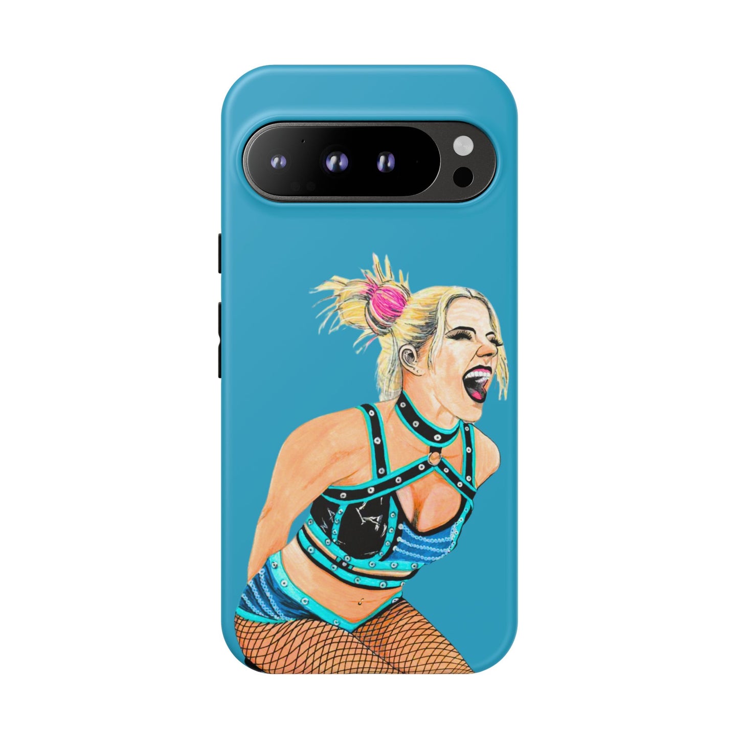 Wrestling Fanart Handyhülle – Female Power Design | Künstlerischer Schutz für dein Smartphone