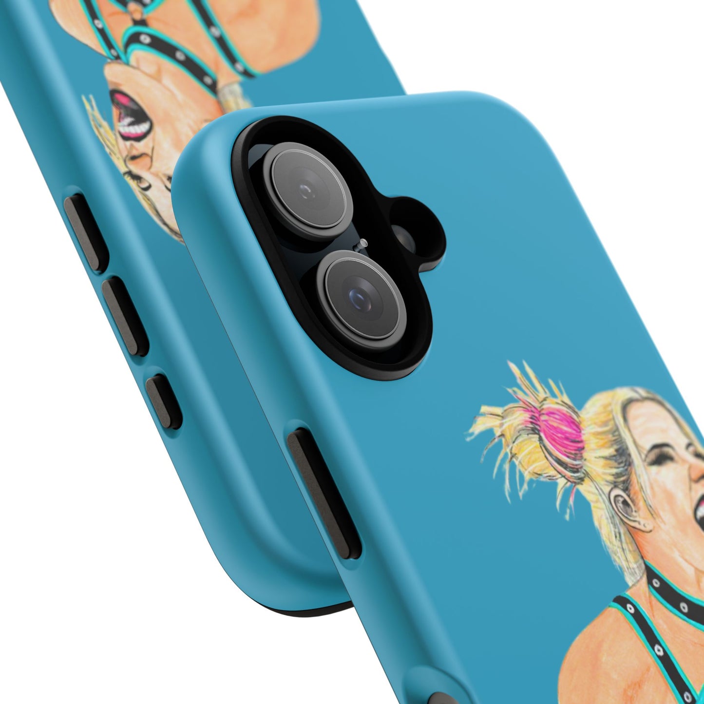 Wrestling Fanart Handyhülle – Female Power Design | Künstlerischer Schutz für dein Smartphone