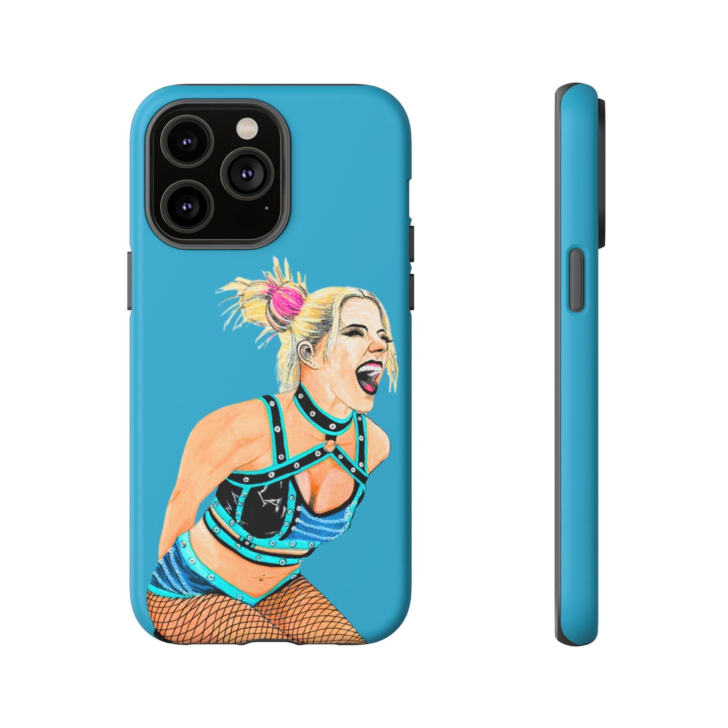 Wrestling Fanart Handyhülle – Female Power Design | Künstlerischer Schutz für dein Smartphone