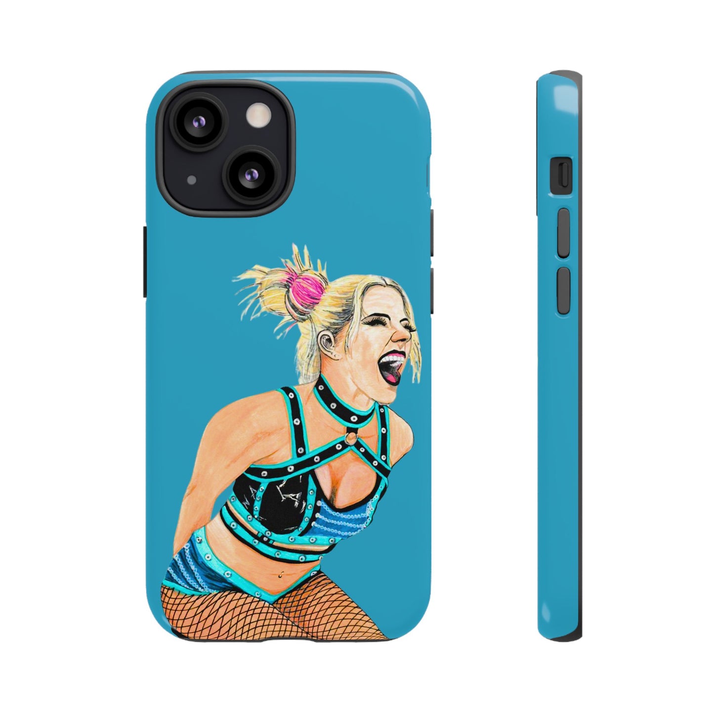 Wrestling Fanart Handyhülle – Female Power Design | Künstlerischer Schutz für dein Smartphone