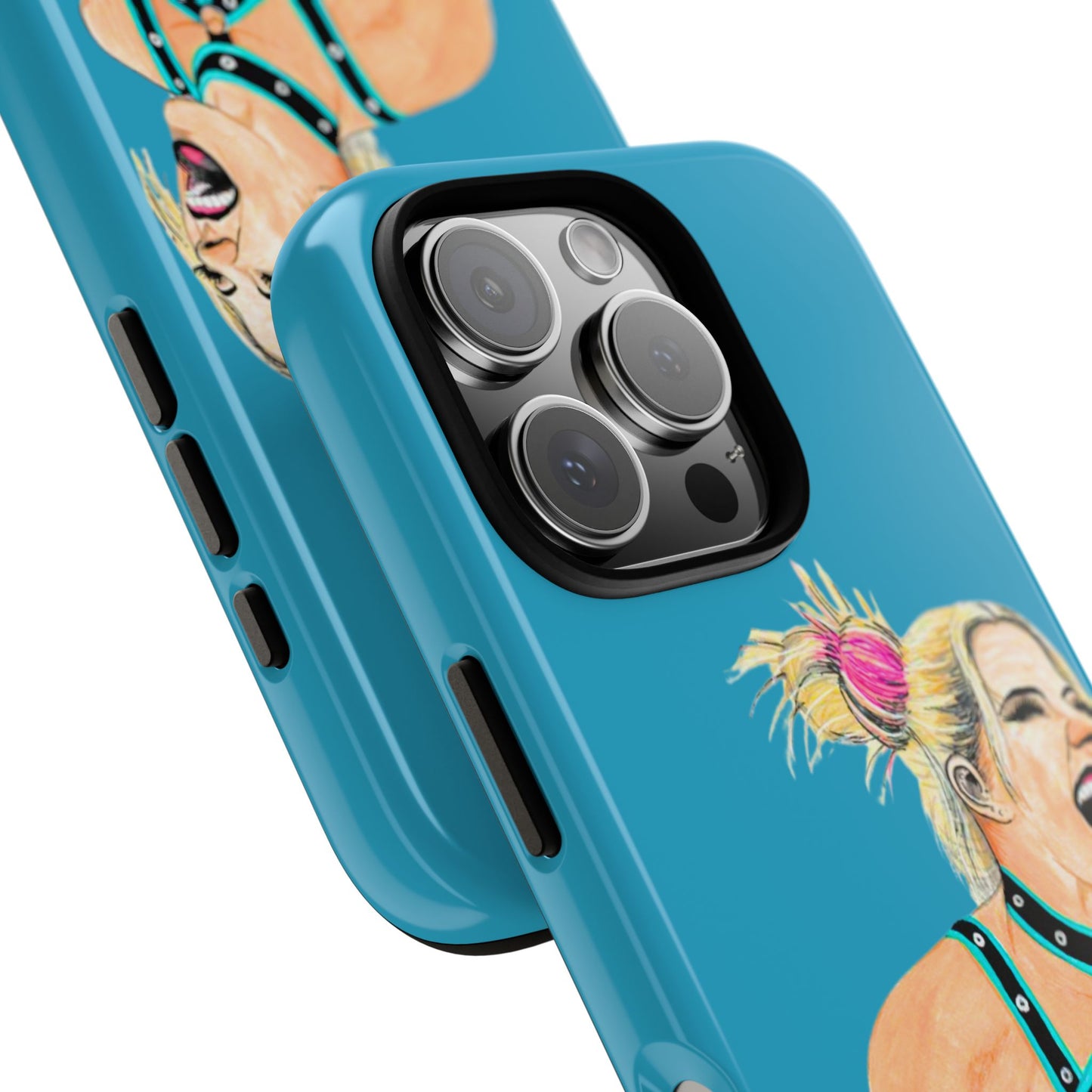 Wrestling Fanart Handyhülle – Female Power Design | Künstlerischer Schutz für dein Smartphone