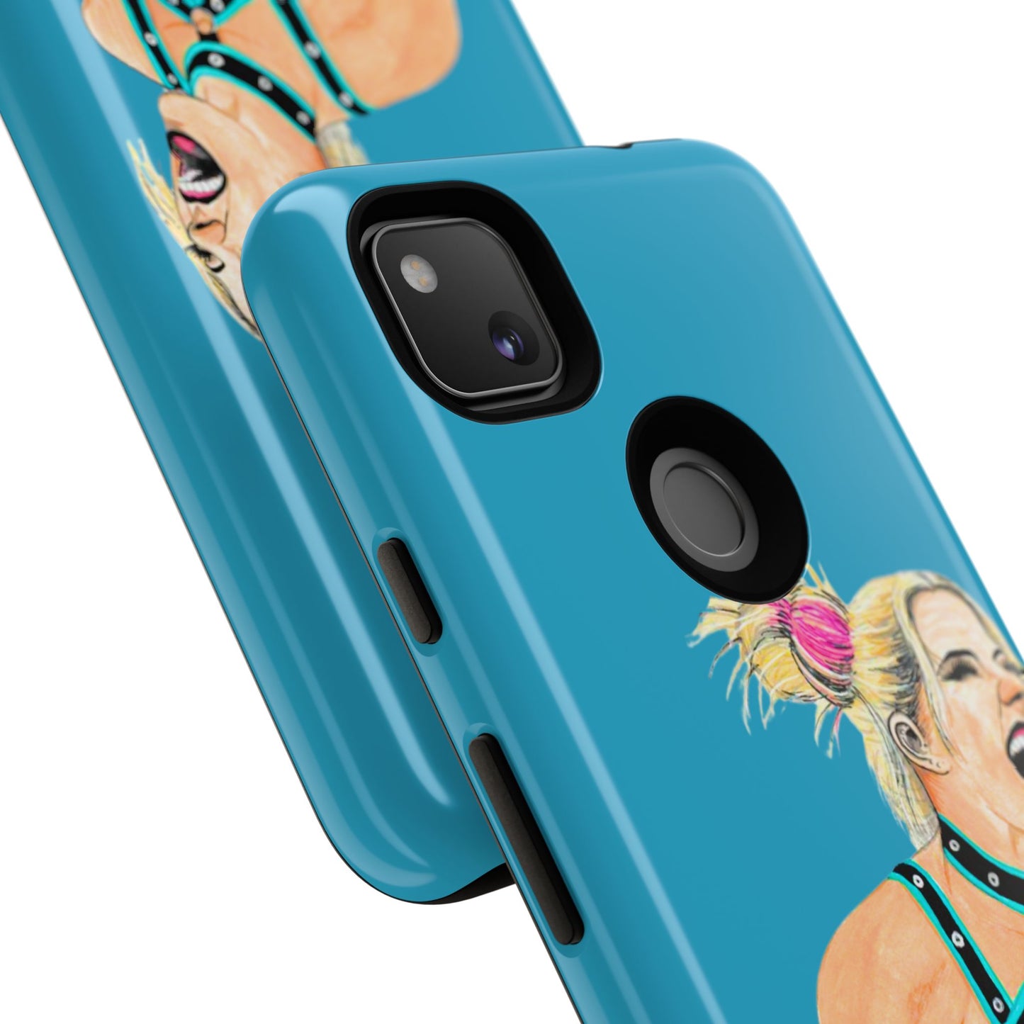 Wrestling Fanart Handyhülle – Female Power Design | Künstlerischer Schutz für dein Smartphone