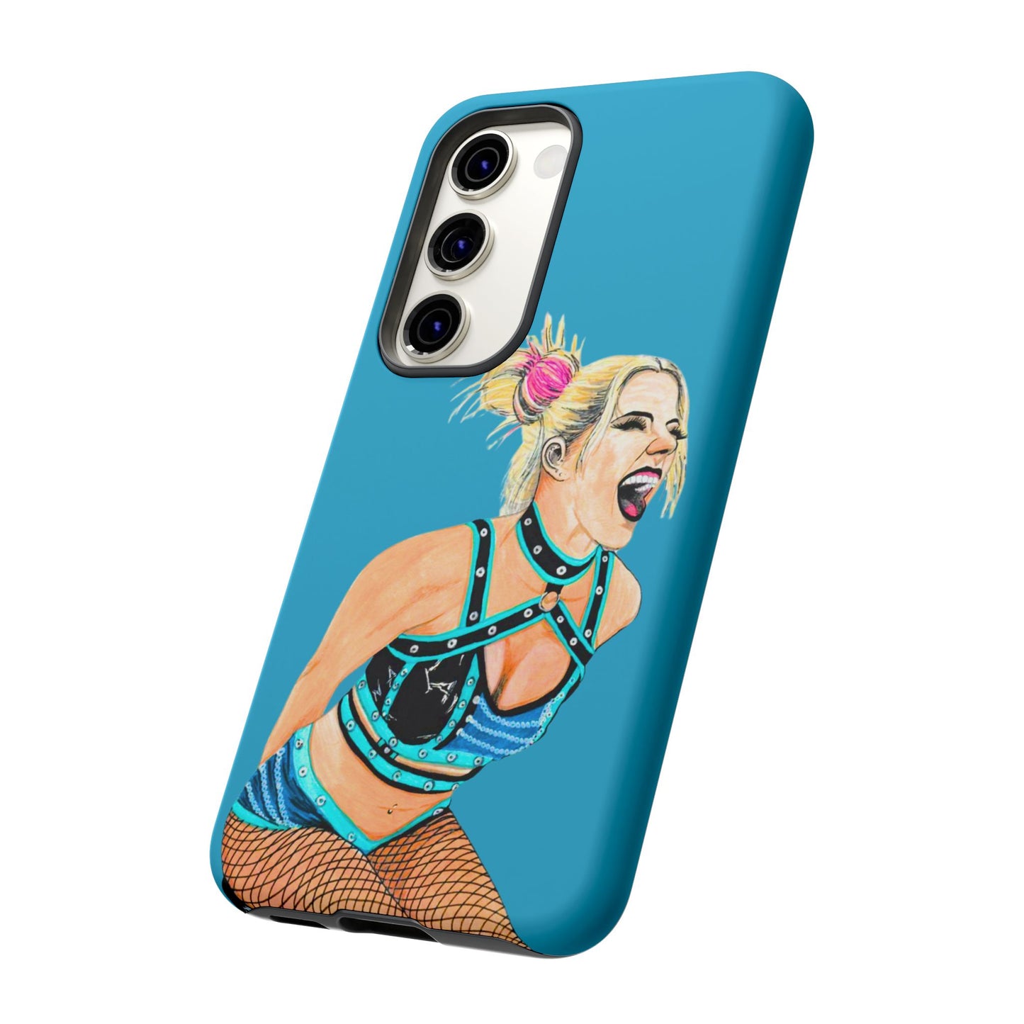 Wrestling Fanart Handyhülle – Female Power Design | Künstlerischer Schutz für dein Smartphone