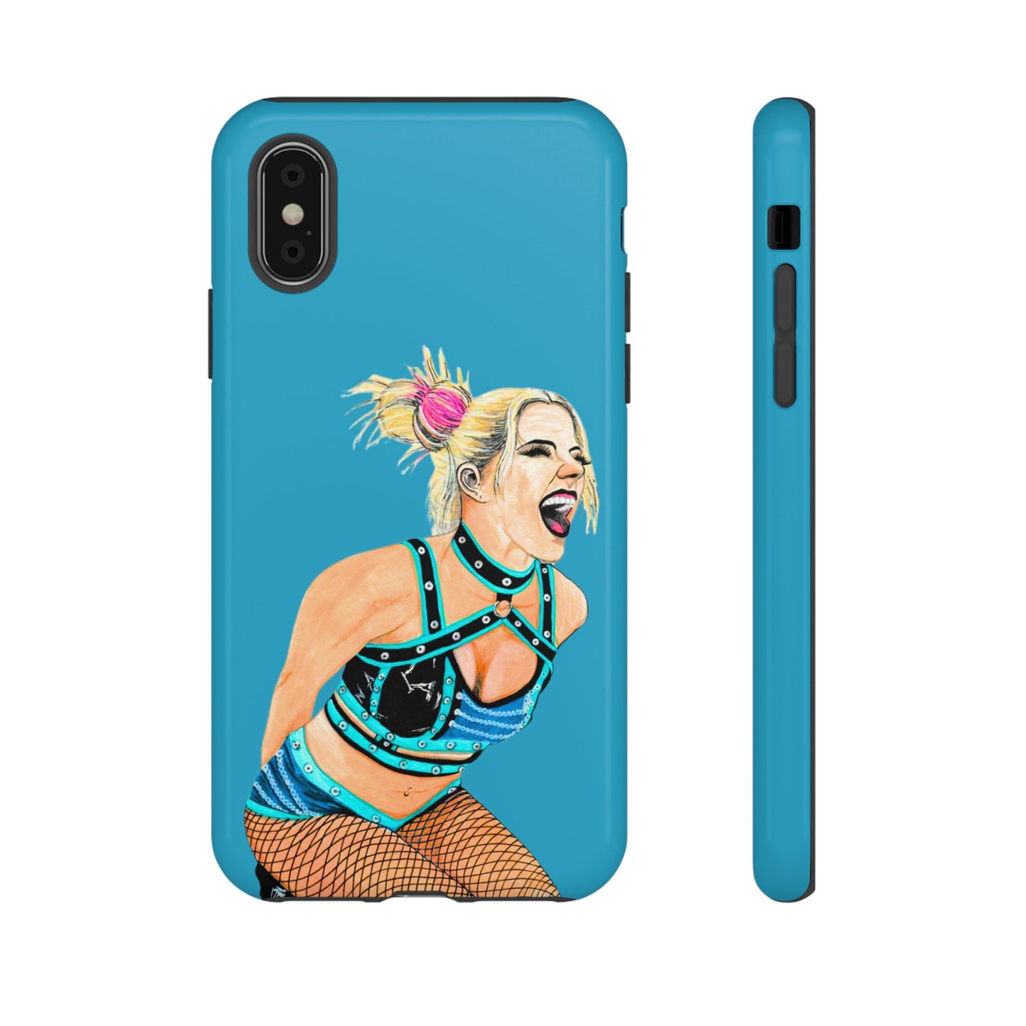 Wrestling Fanart Handyhülle – Female Power Design | Künstlerischer Schutz für dein Smartphone