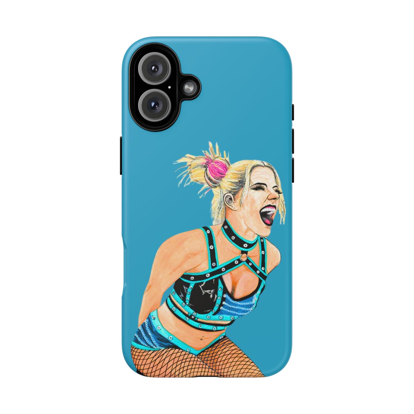 Wrestling Fanart Handyhülle – Female Power Design | Künstlerischer Schutz für dein Smartphone