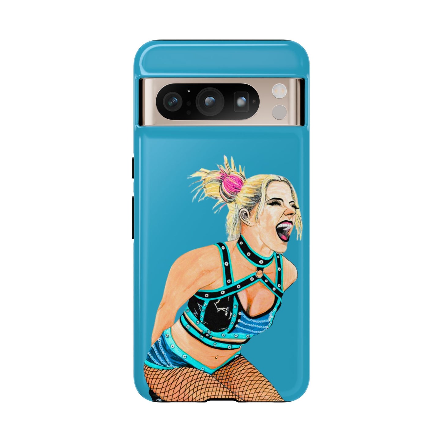 Wrestling Fanart Handyhülle – Female Power Design | Künstlerischer Schutz für dein Smartphone