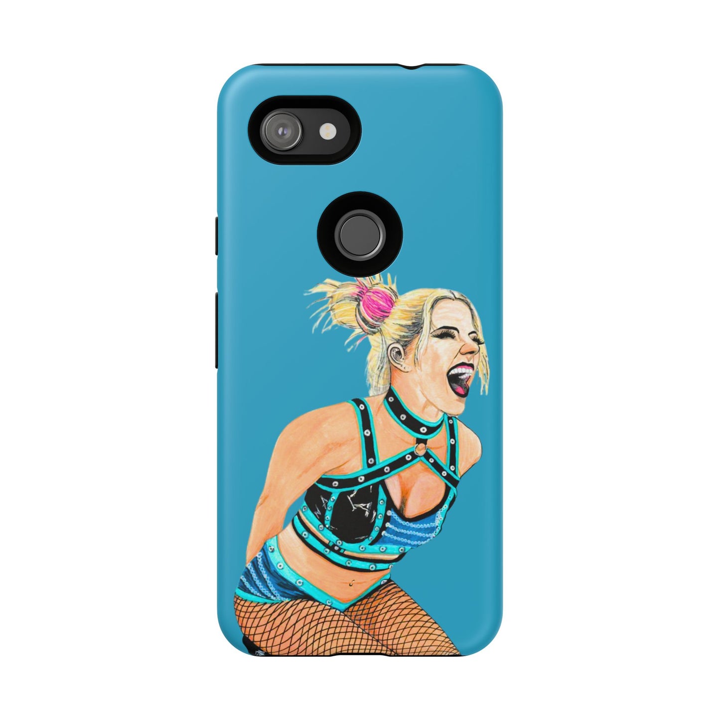 Wrestling Fanart Handyhülle – Female Power Design | Künstlerischer Schutz für dein Smartphone