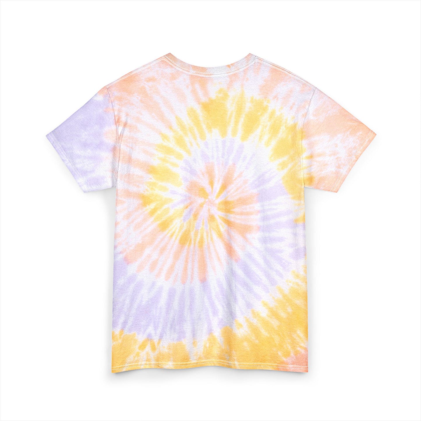 Unisex Tie-Dye T-Shirt „Free Bird Sparrow“ – Künstlerisches Wasserfarben-Vogelmotiv