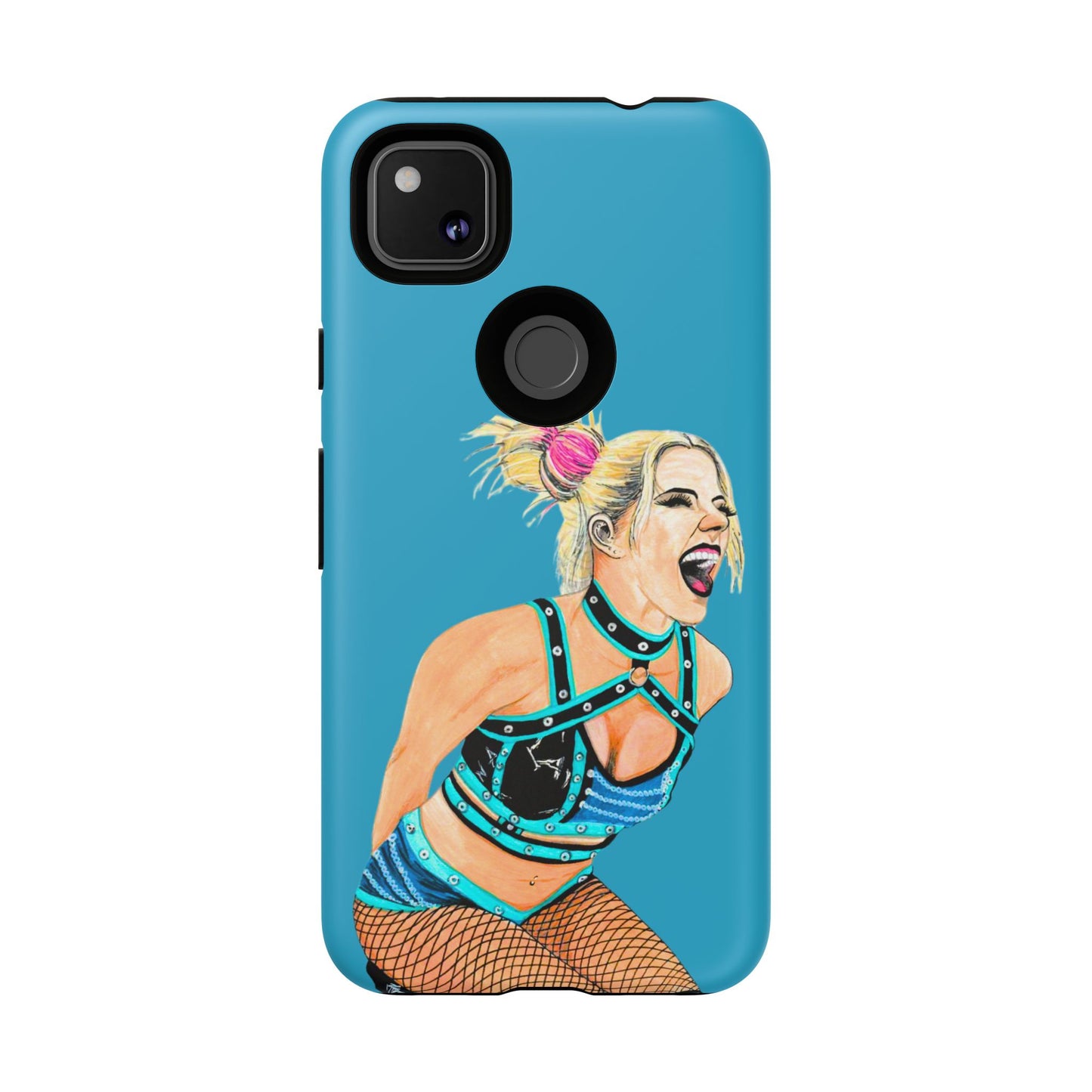 Wrestling Fanart Handyhülle – Female Power Design | Künstlerischer Schutz für dein Smartphone