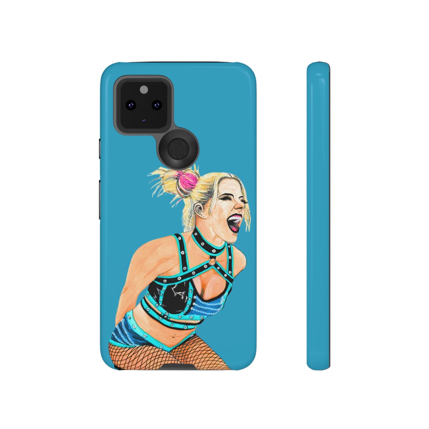 Wrestling Fanart Handyhülle – Female Power Design | Künstlerischer Schutz für dein Smartphone