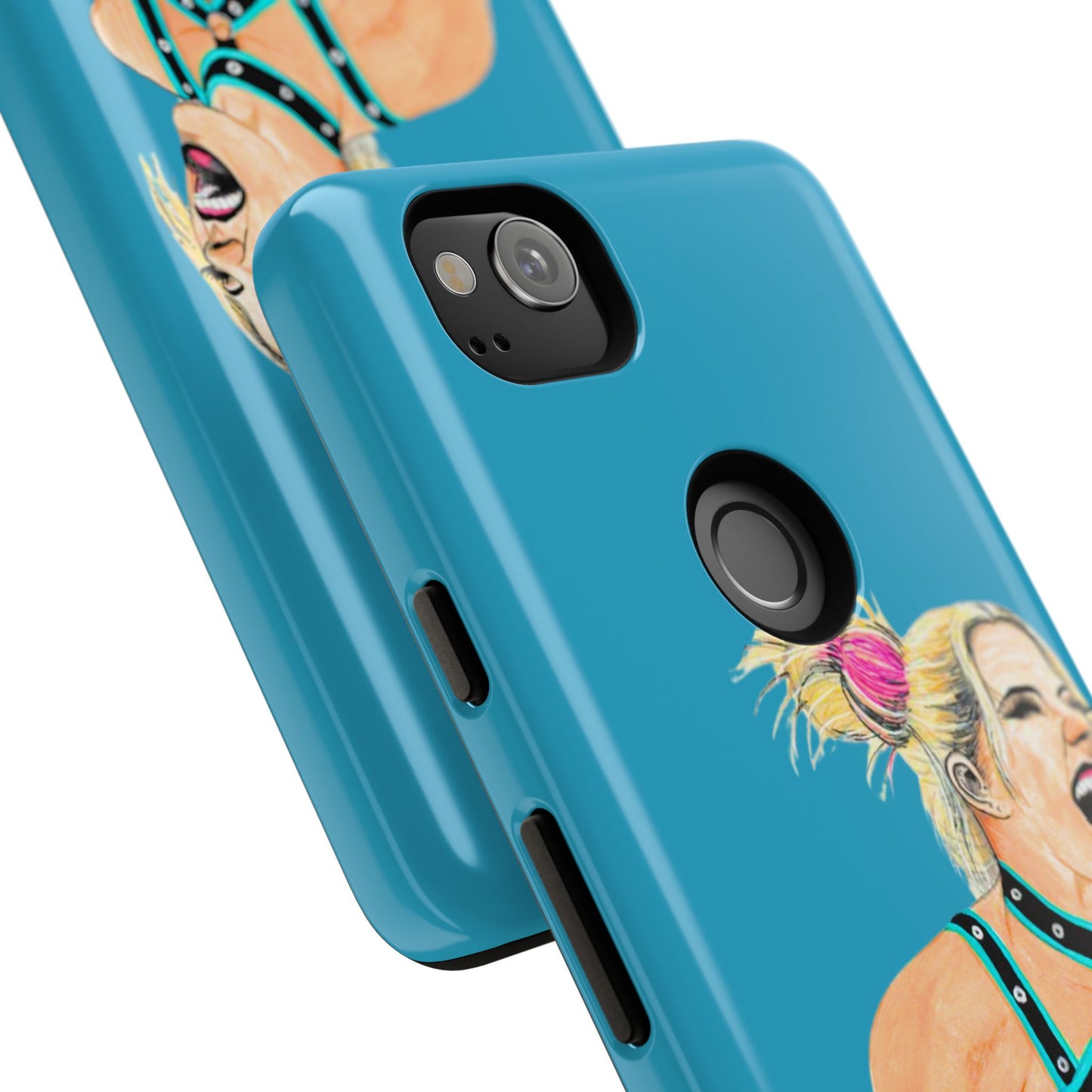 Wrestling Fanart Handyhülle – Female Power Design | Künstlerischer Schutz für dein Smartphone