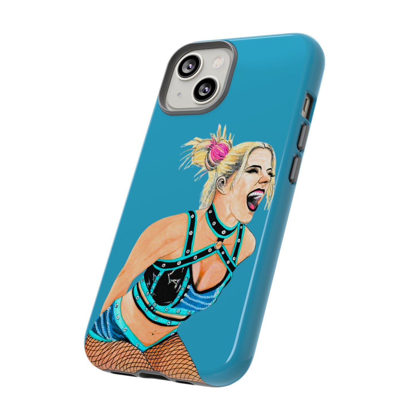 Wrestling Fanart Handyhülle – Female Power Design | Künstlerischer Schutz für dein Smartphone