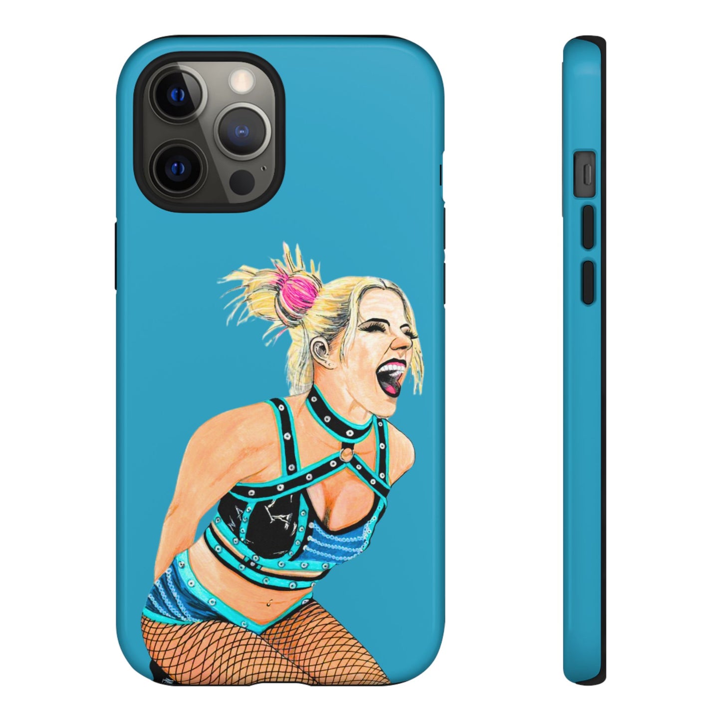 Wrestling Fanart Handyhülle – Female Power Design | Künstlerischer Schutz für dein Smartphone