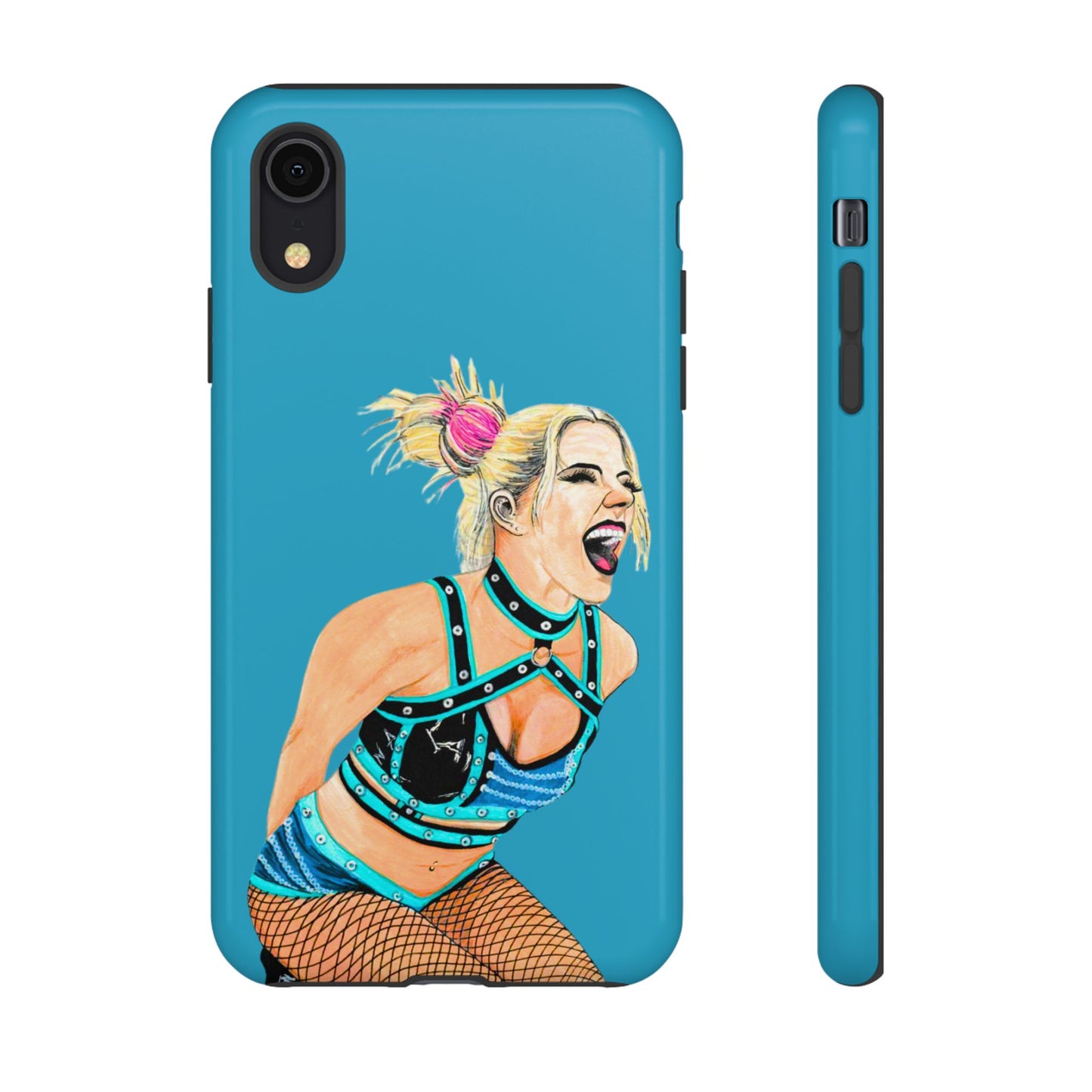 Wrestling Fanart Handyhülle – Female Power Design | Künstlerischer Schutz für dein Smartphone