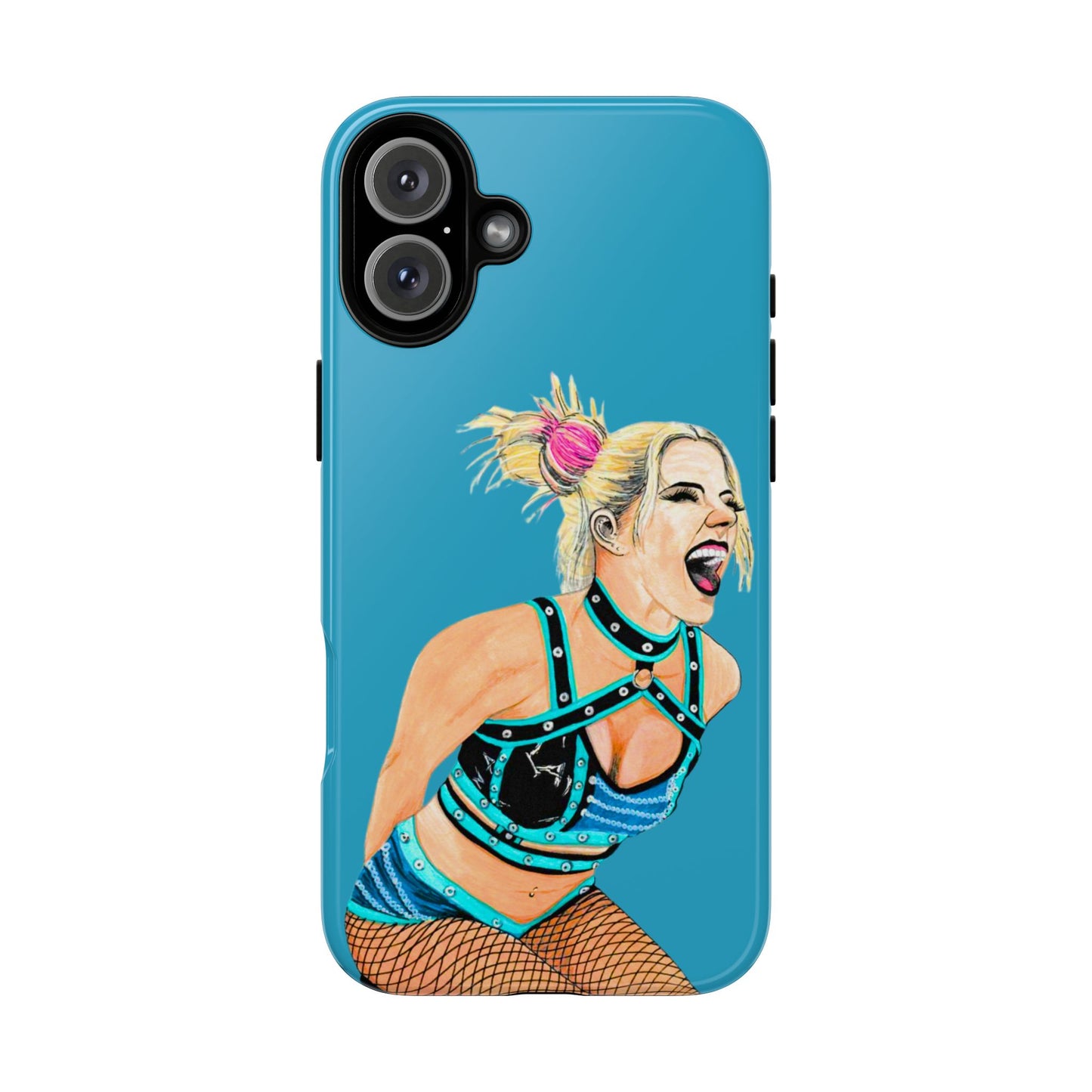 Wrestling Fanart Handyhülle – Female Power Design | Künstlerischer Schutz für dein Smartphone