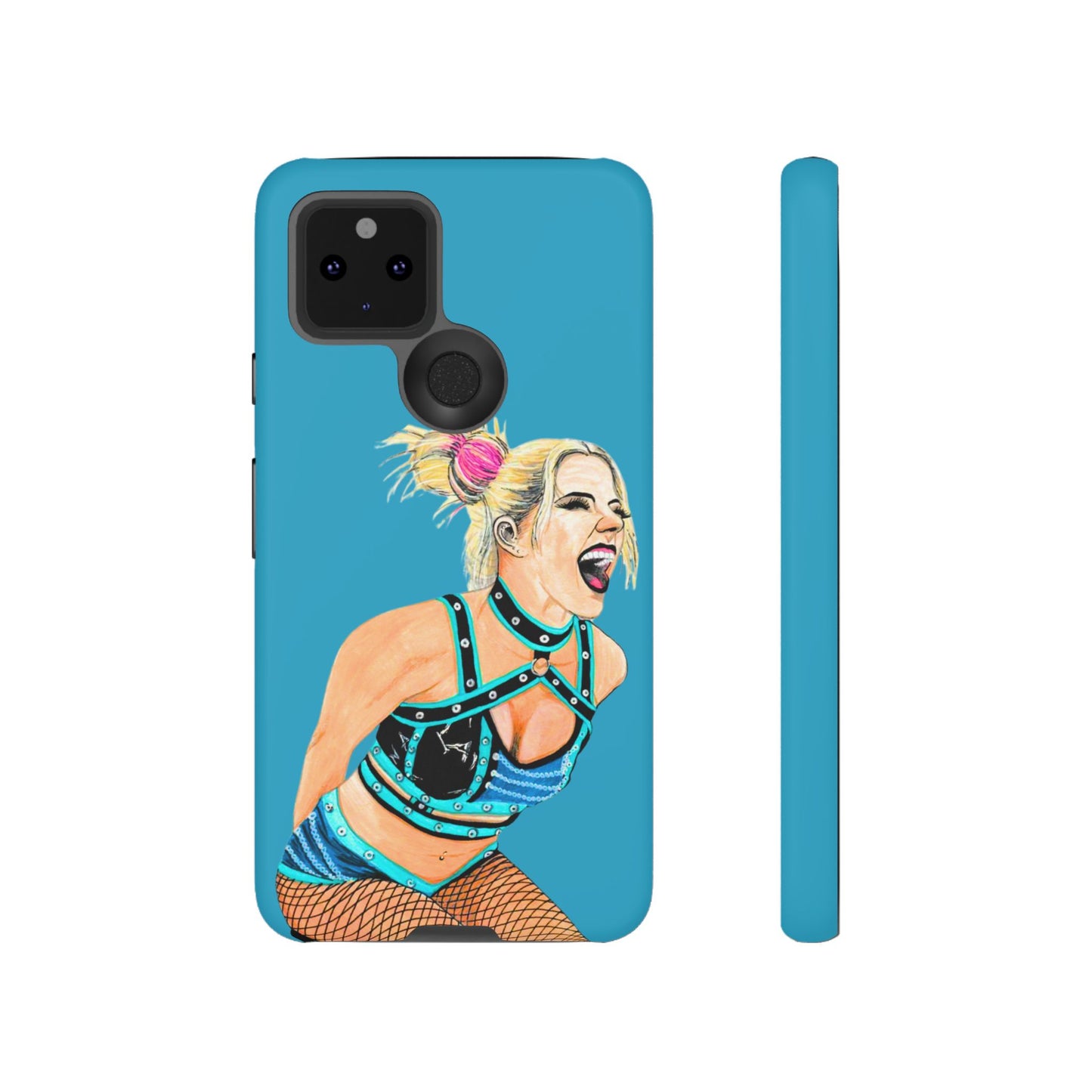 Wrestling Fanart Handyhülle – Female Power Design | Künstlerischer Schutz für dein Smartphone