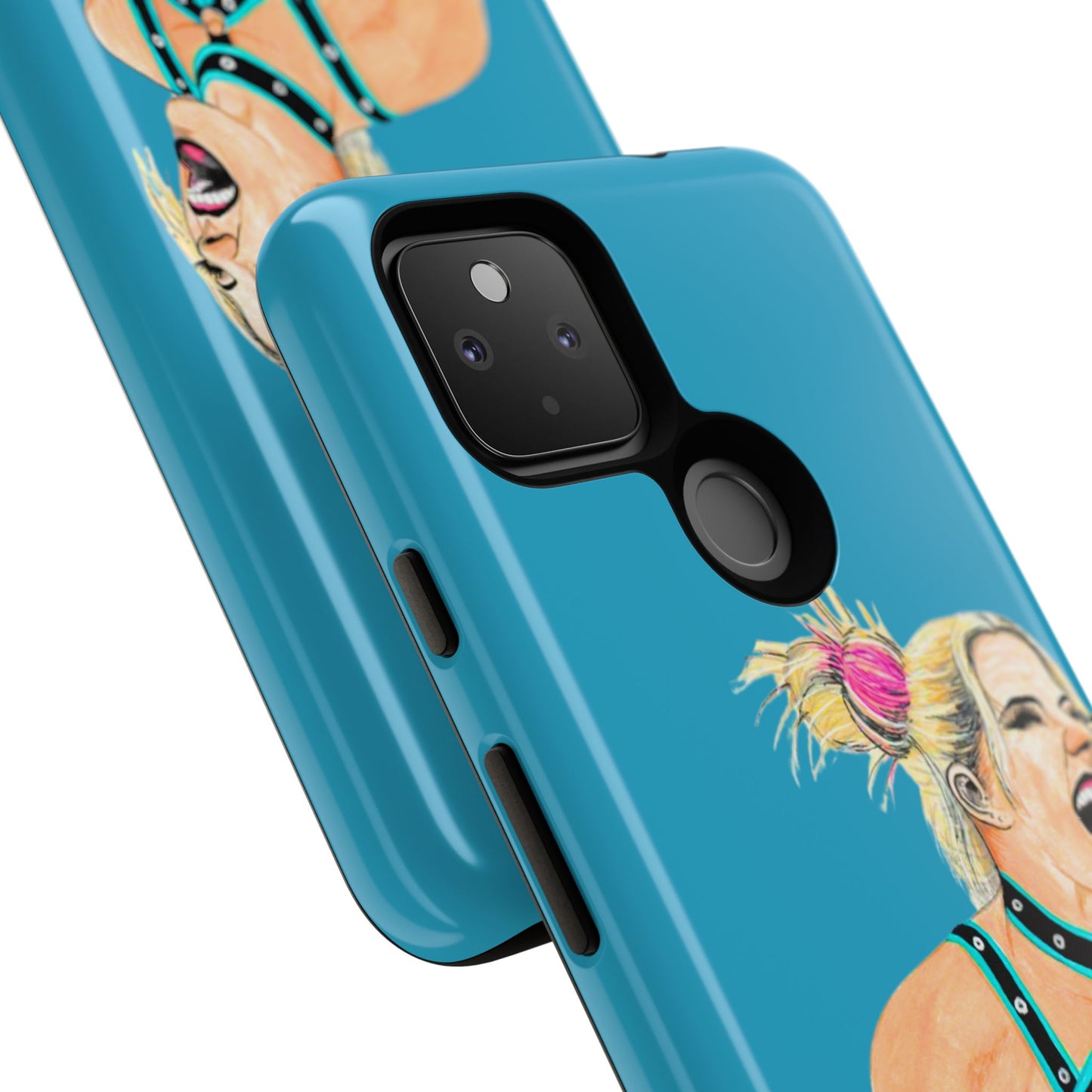 Wrestling Fanart Handyhülle – Female Power Design | Künstlerischer Schutz für dein Smartphone