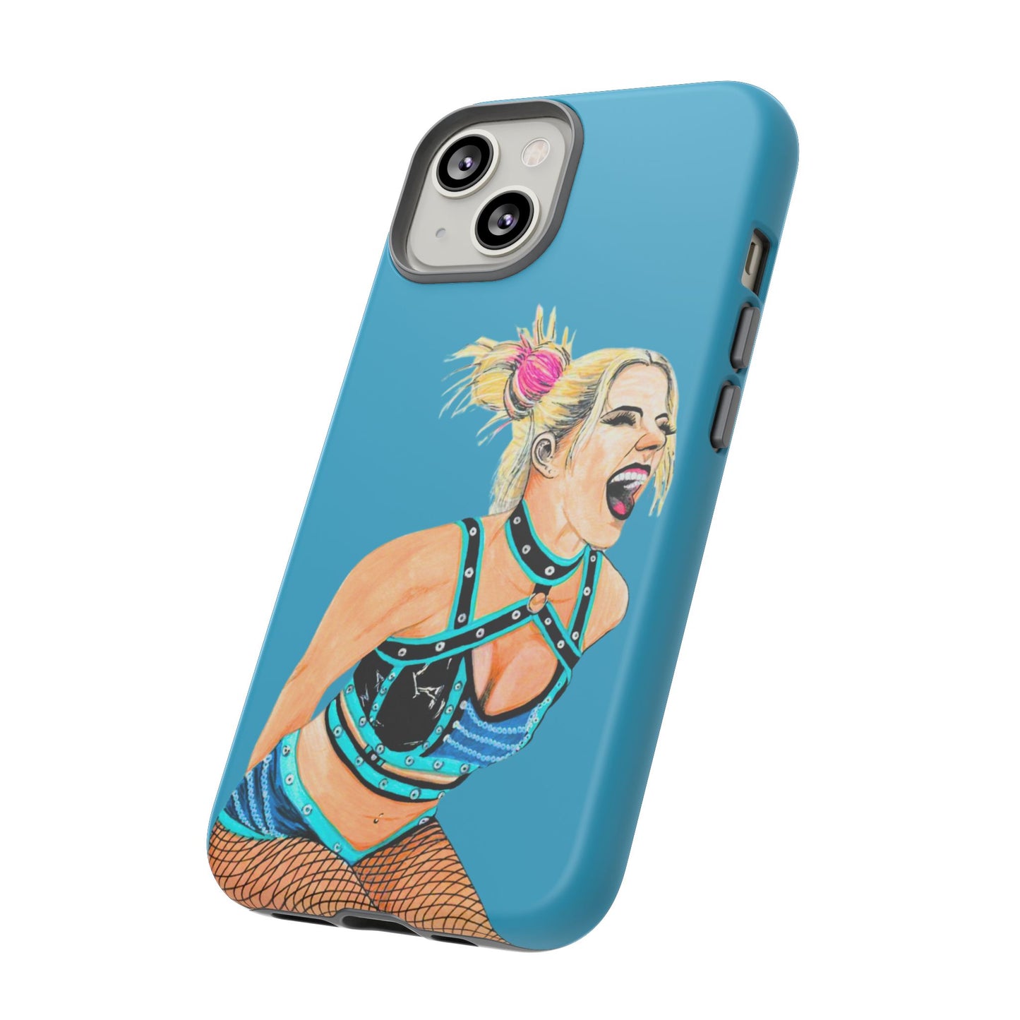 Wrestling Fanart Handyhülle – Female Power Design | Künstlerischer Schutz für dein Smartphone