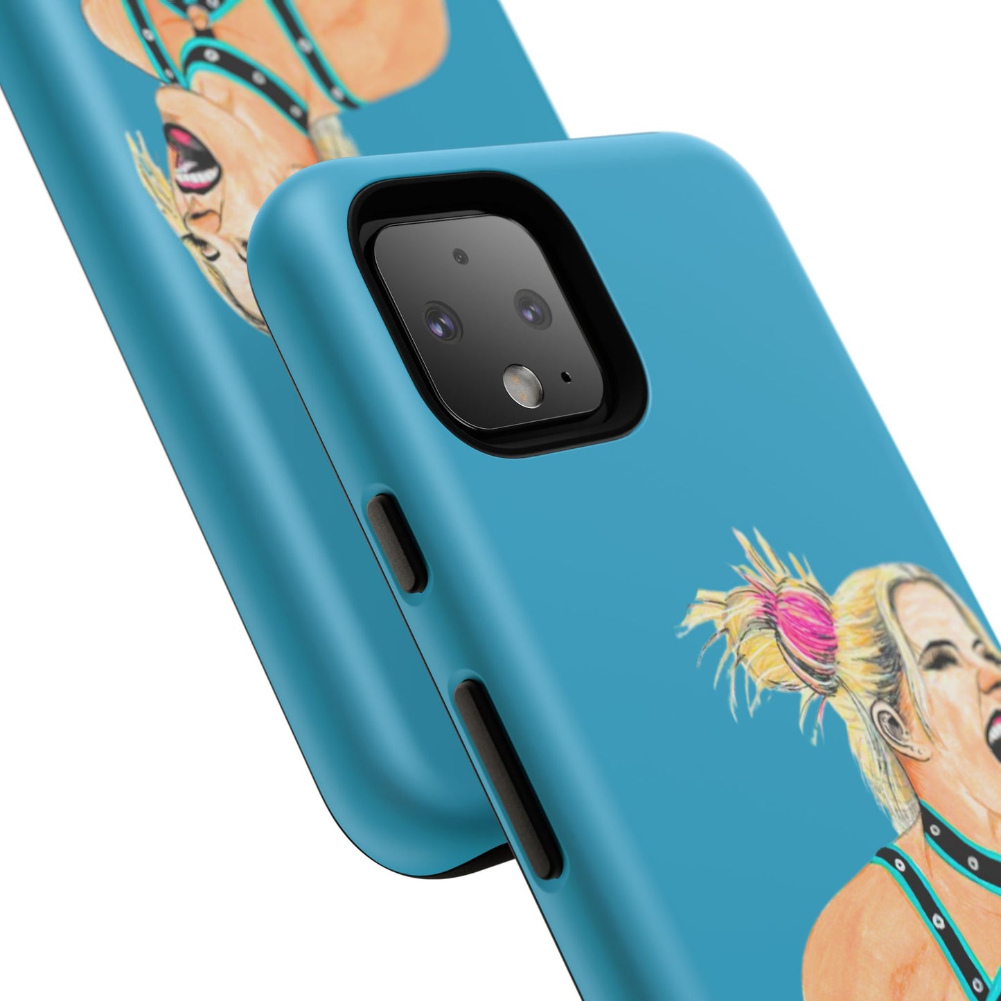 Wrestling Fanart Handyhülle – Female Power Design | Künstlerischer Schutz für dein Smartphone