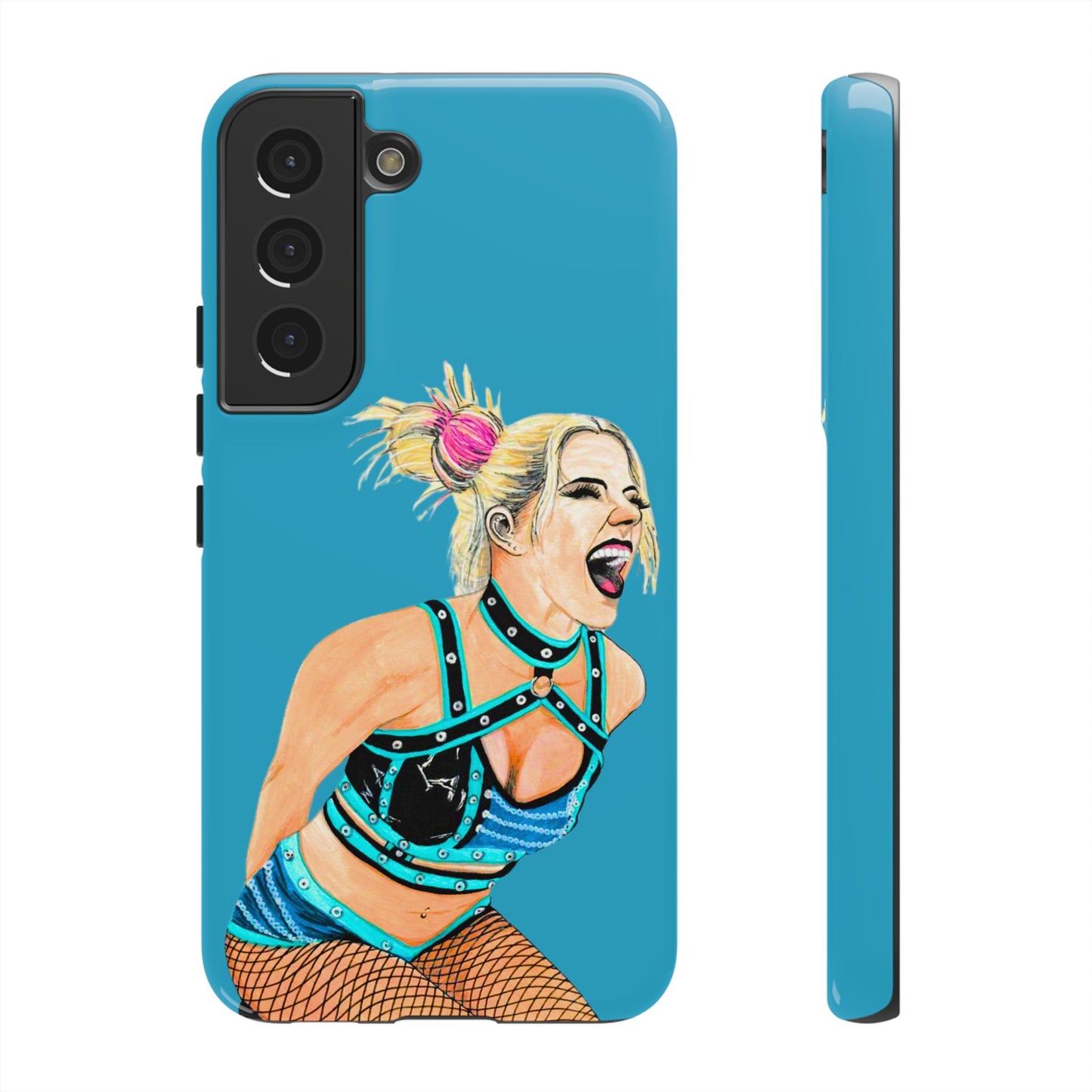 Wrestling Fanart Handyhülle – Female Power Design | Künstlerischer Schutz für dein Smartphone