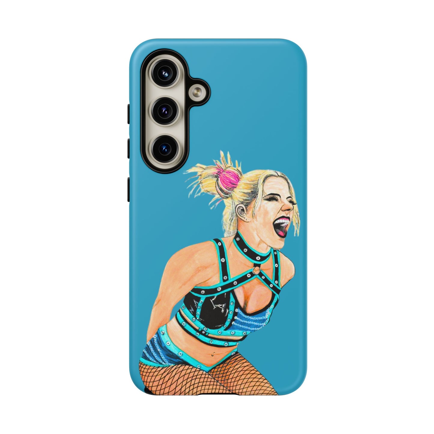 Wrestling Fanart Handyhülle – Female Power Design | Künstlerischer Schutz für dein Smartphone