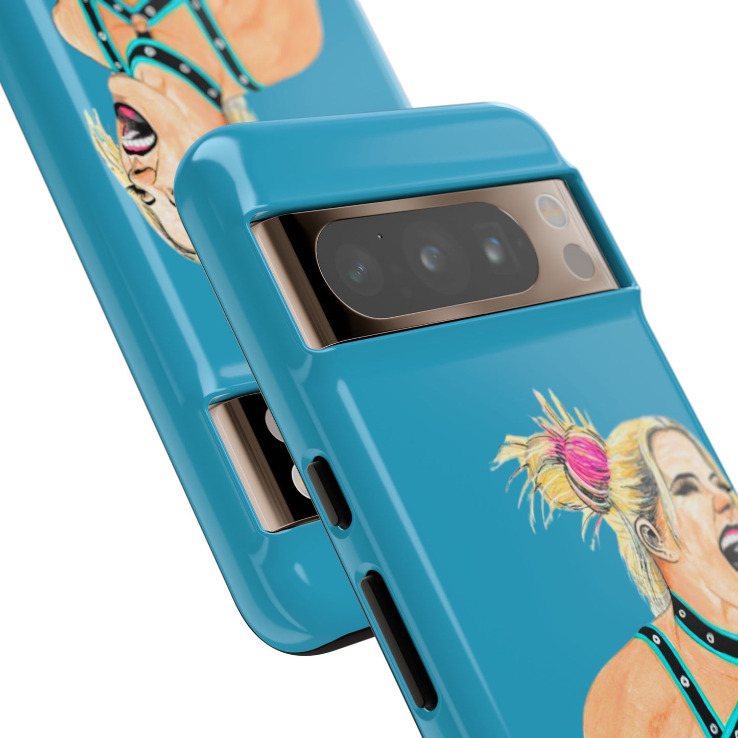 Wrestling Fanart Handyhülle – Female Power Design | Künstlerischer Schutz für dein Smartphone
