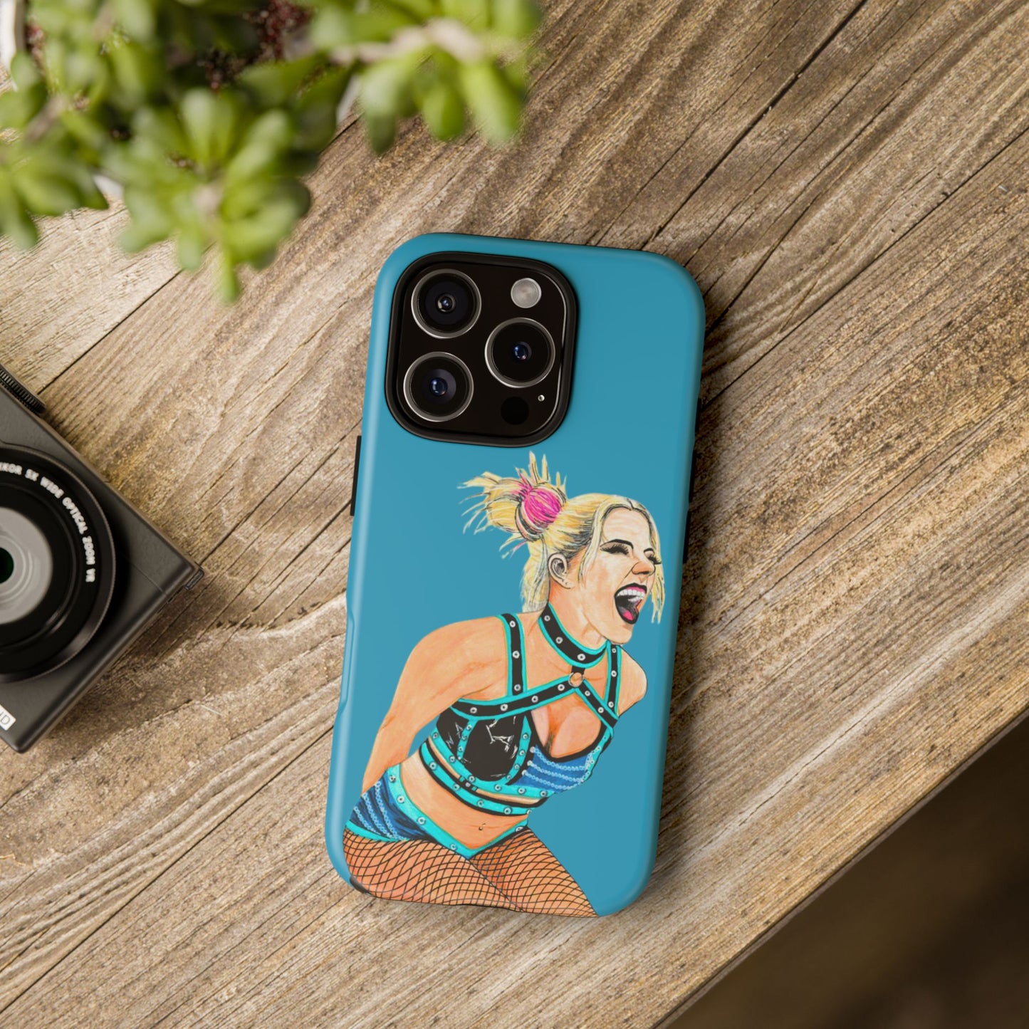 Wrestling Fanart Handyhülle – Female Power Design | Künstlerischer Schutz für dein Smartphone