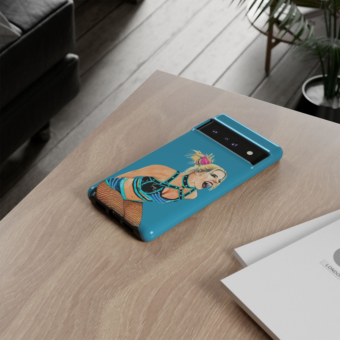 Wrestling Fanart Handyhülle – Female Power Design | Künstlerischer Schutz für dein Smartphone