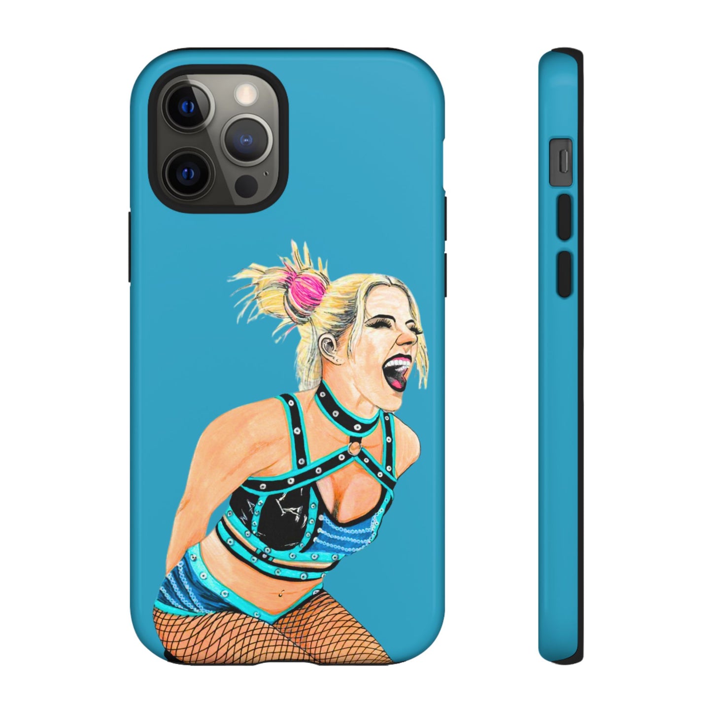 Wrestling Fanart Handyhülle – Female Power Design | Künstlerischer Schutz für dein Smartphone