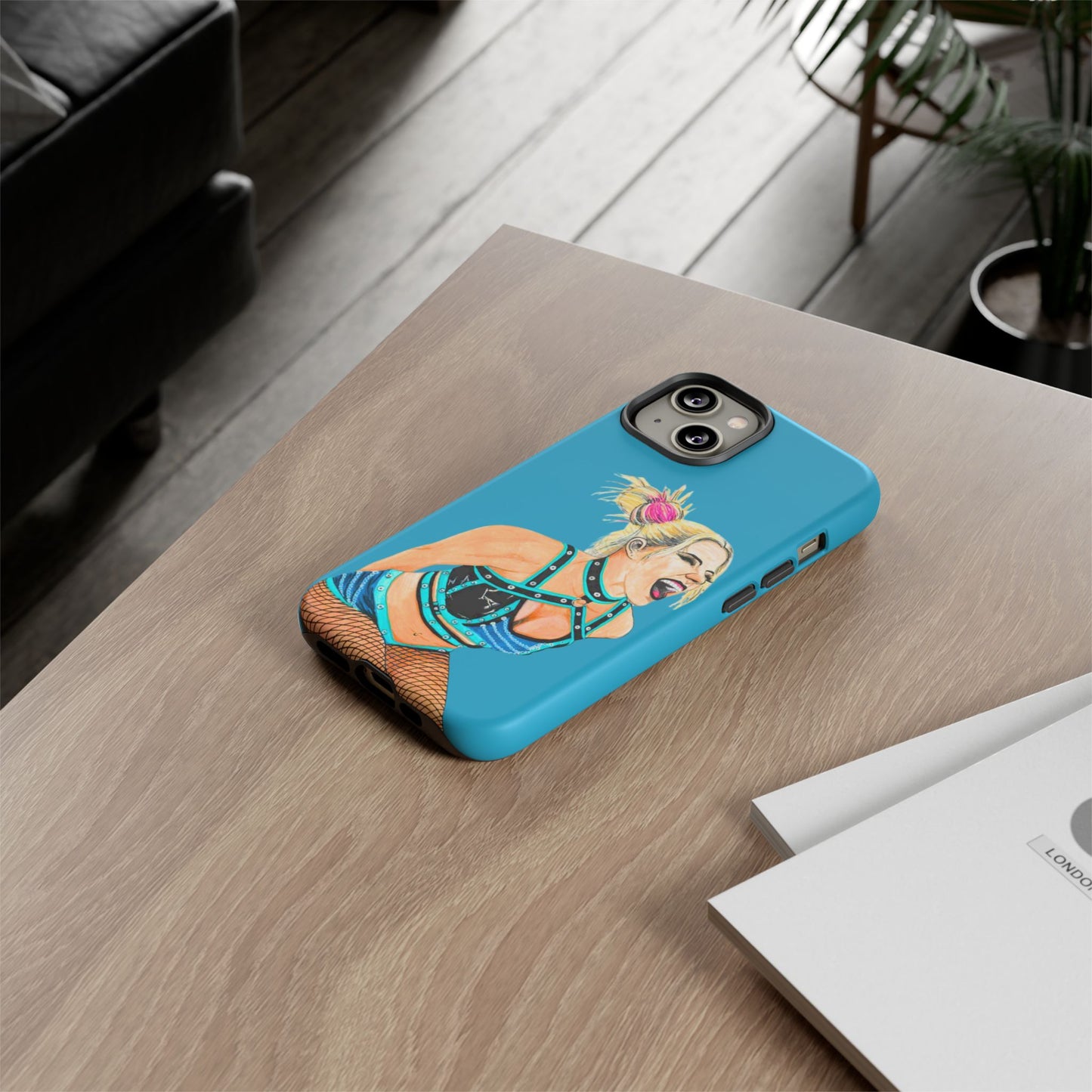 Wrestling Fanart Handyhülle – Female Power Design | Künstlerischer Schutz für dein Smartphone