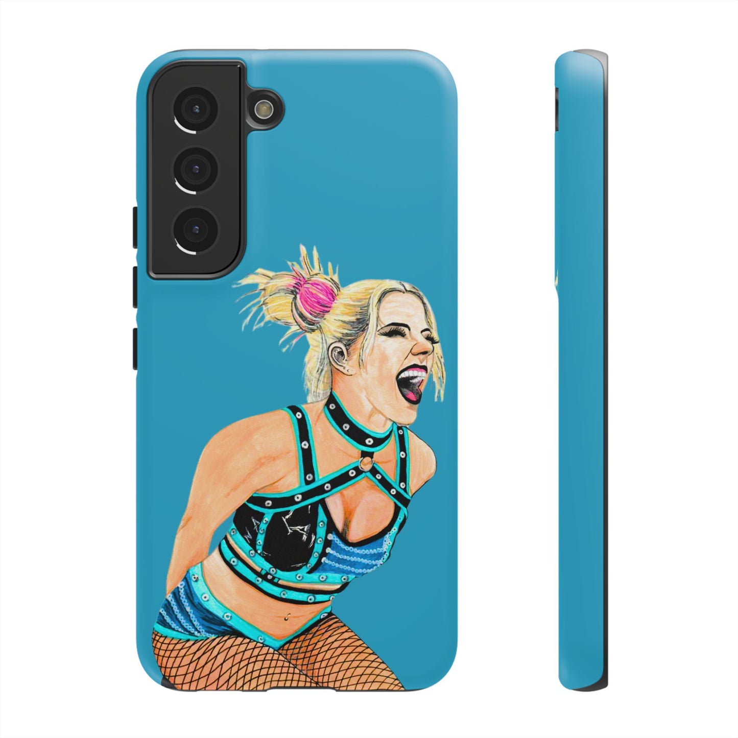 Wrestling Fanart Handyhülle – Female Power Design | Künstlerischer Schutz für dein Smartphone
